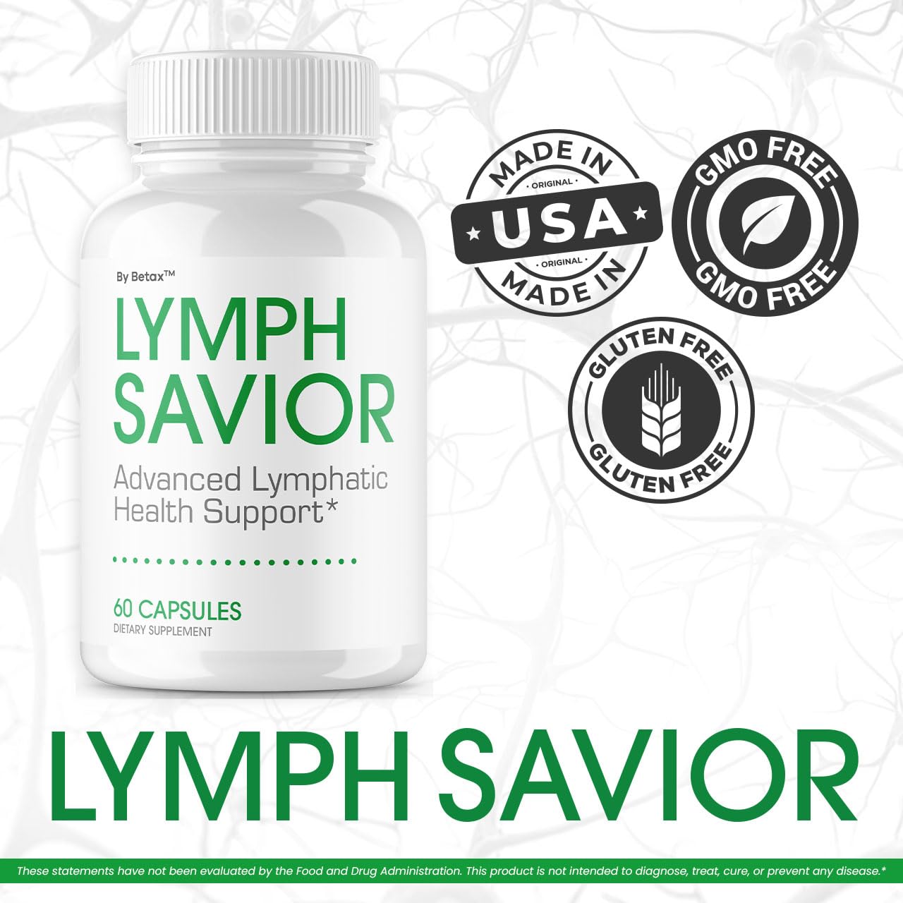 BetaX Lymph Savior Capsules 300 Capsules