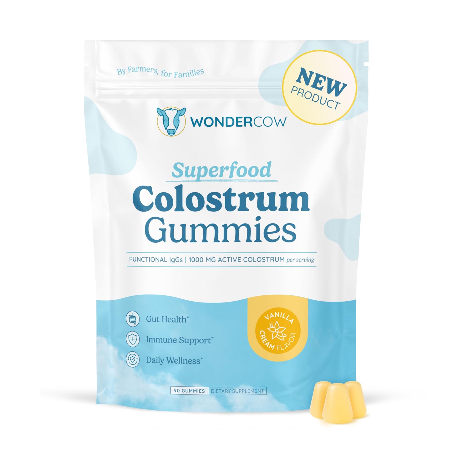 WONDERCOW Colostrum Gummies 90 Count