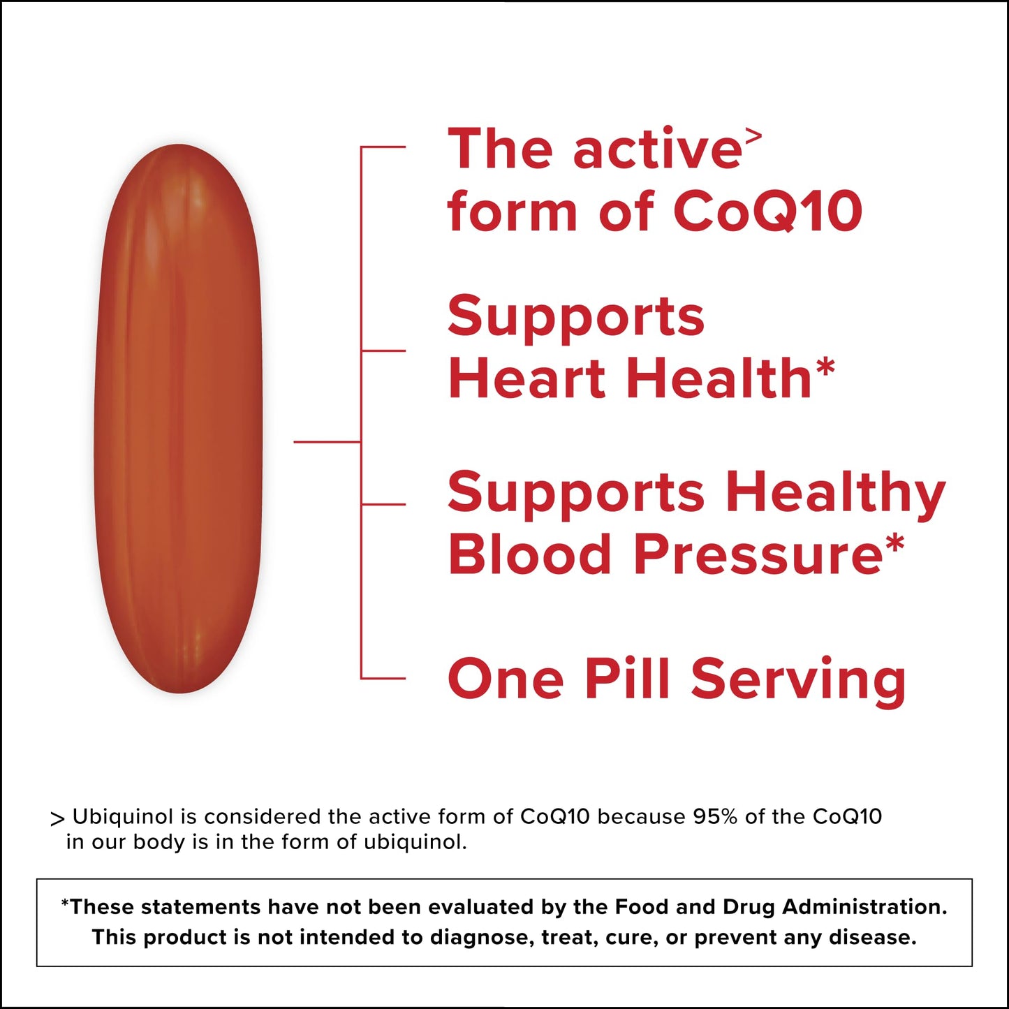 Qunol Ubiquinol CoQ10 200mg Softgels, 120 Count