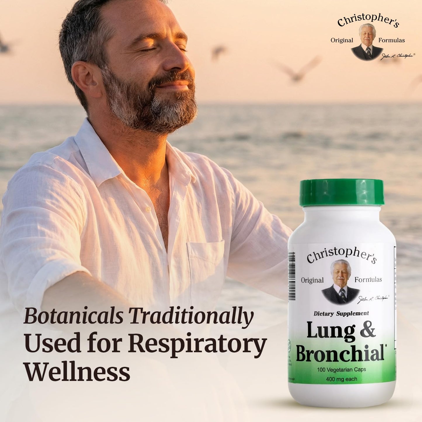 Christopher's Original Formulas Lung & Bronchial Formula Capsule 100 Count