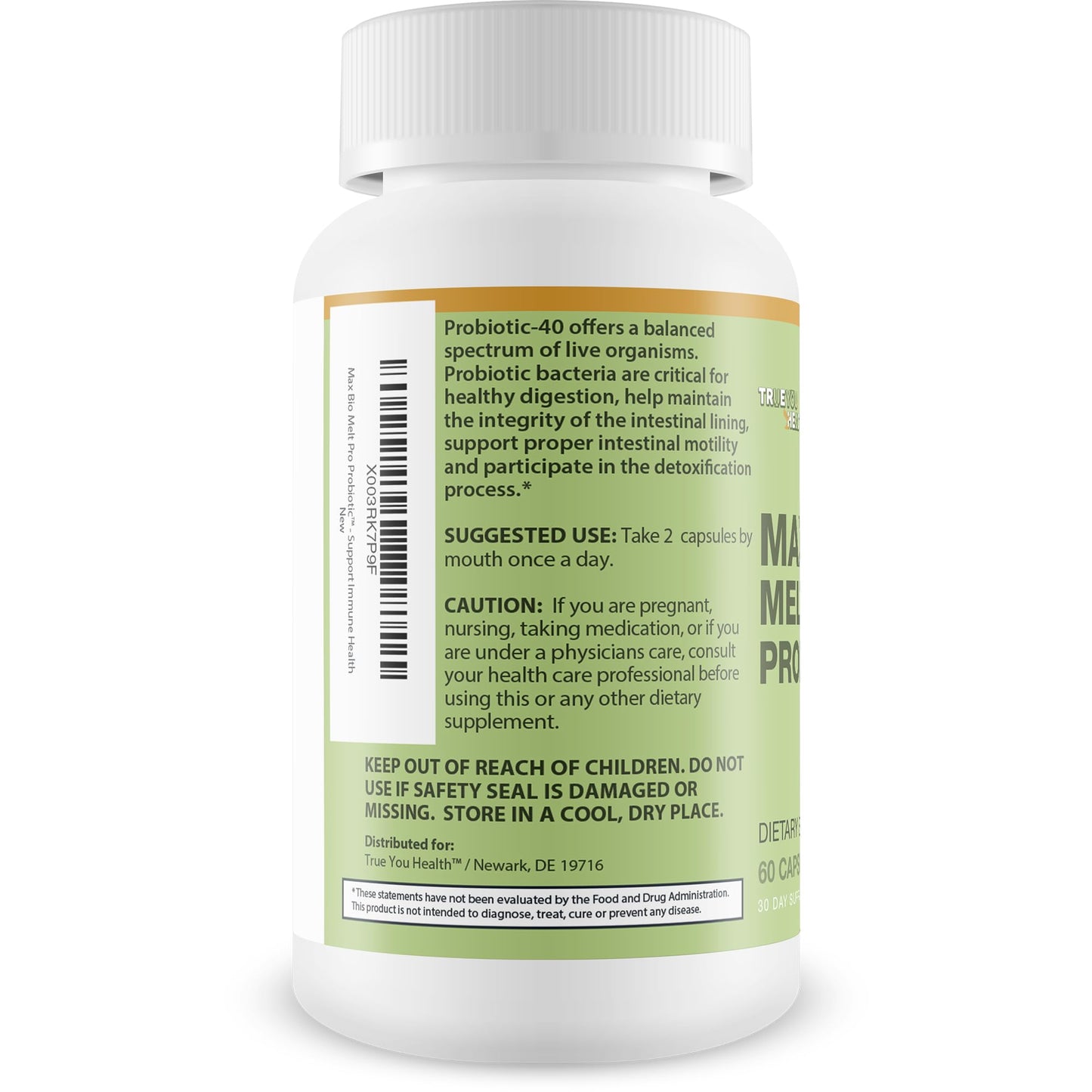 Generic Max Bio Melt Pro Probiotic Capsule, 1 Count