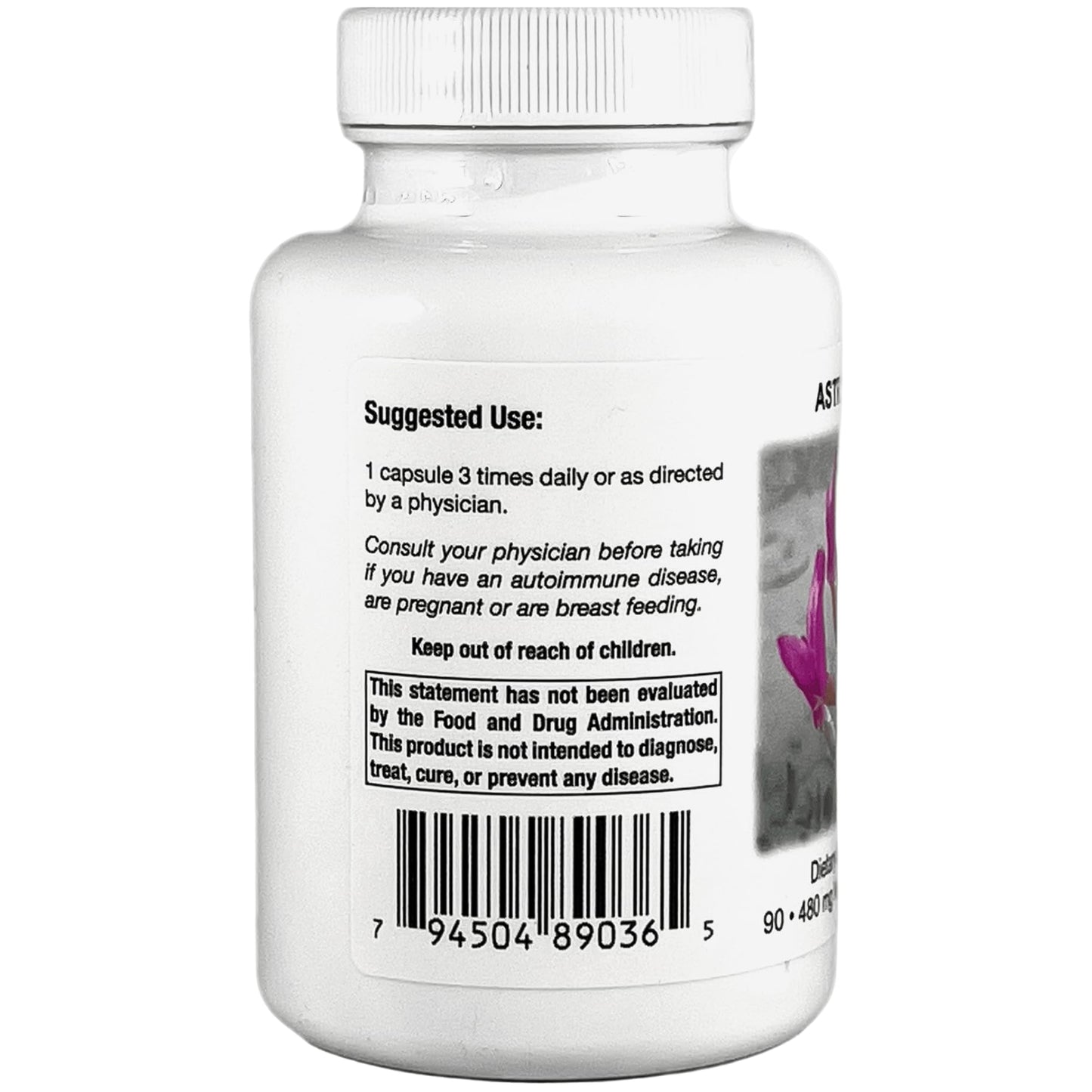 Supreme Nutrition Products Astragalus Supreme Capsules, 90 Count