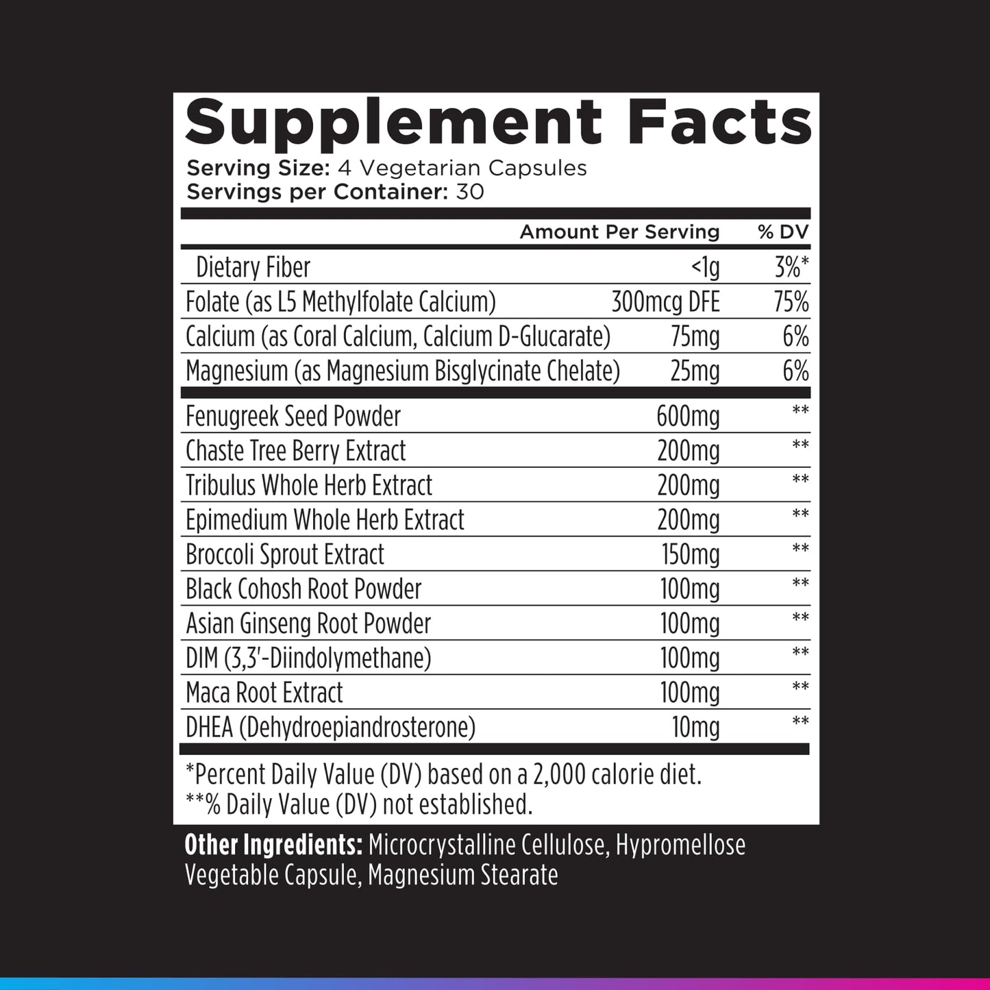 Livingood Daily Women’s Hormone Support Supplement, Estrogen Balance with Fenugreek, Black Cohosh, Chasteberry, DIM, Natural PMS & Menopause Support, Non-GMO, Gluten Free, Vegetarian Capsules, 120 Count
