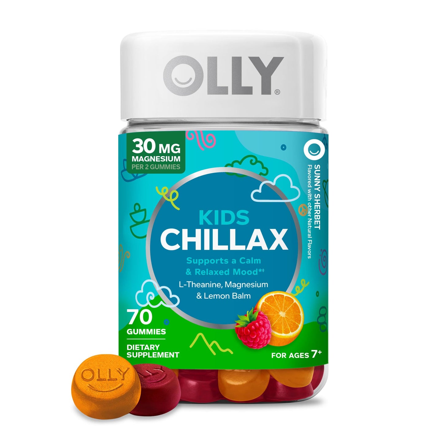 OLLY Kids Chillax Gummy, 70 Count