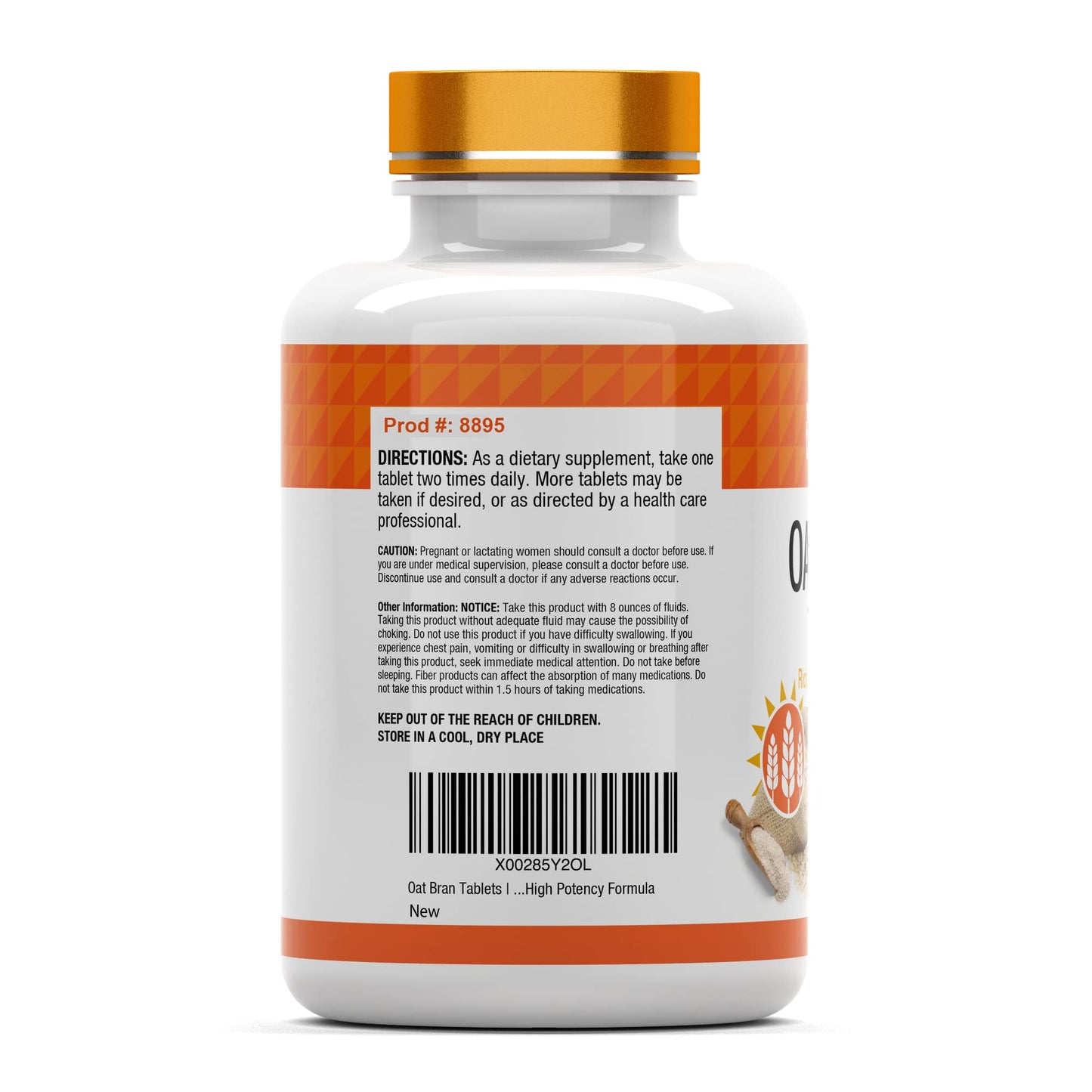 tnvitamins Oat Bran Tablets 365 Tablets