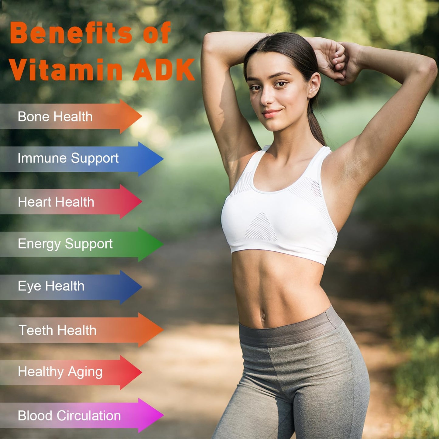 Uarcool ADK Vitamin Supplement Capsules 60 Count