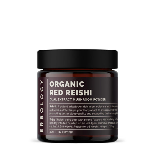 Erbology Organic Reishi Dual Extract Powder 1 Ounce
