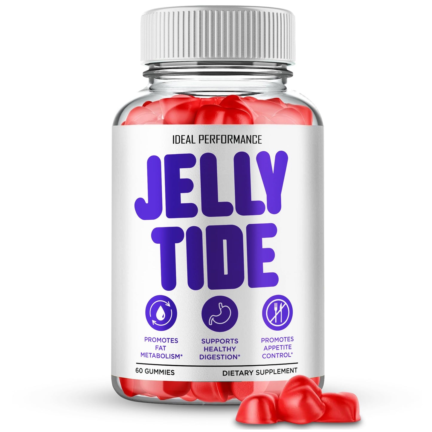 IDEAL PERFORMANCE Jelly Tide Keto ACV Gummies 60 Count