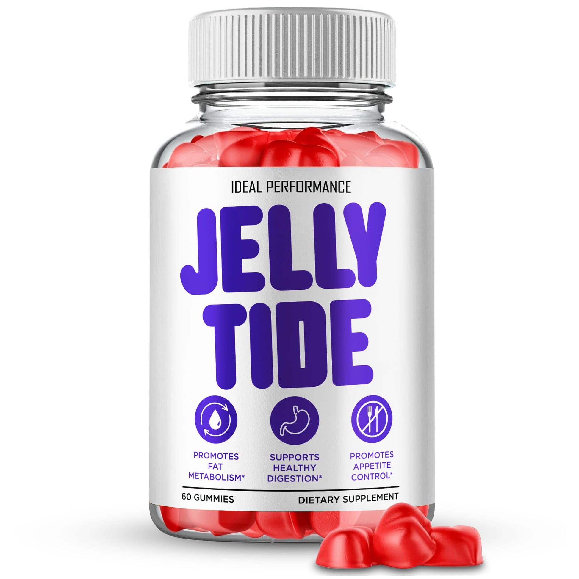 IDEAL PERFORMANCE Jelly Tide Keto ACV Gummies 60 Count