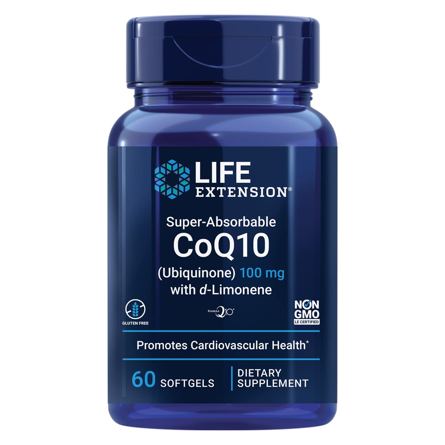 Life Extension CoQ10 and Vitamin D3 Softgels, 120 Softgels