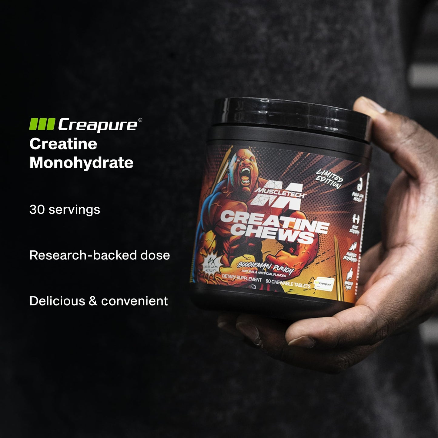 MuscleTech Creatine Chews Chewable 90 Count