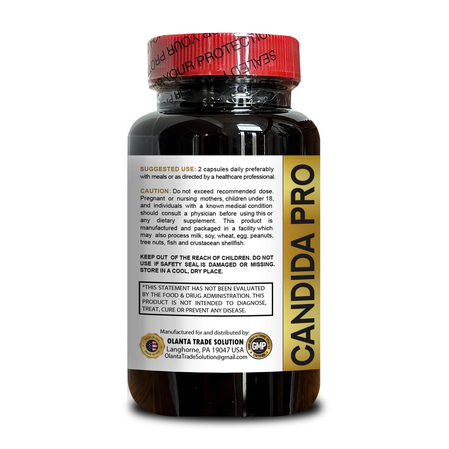 OLANTA TRADE SOLUTION Candida PRO Complex Capsule, 60 Capsules