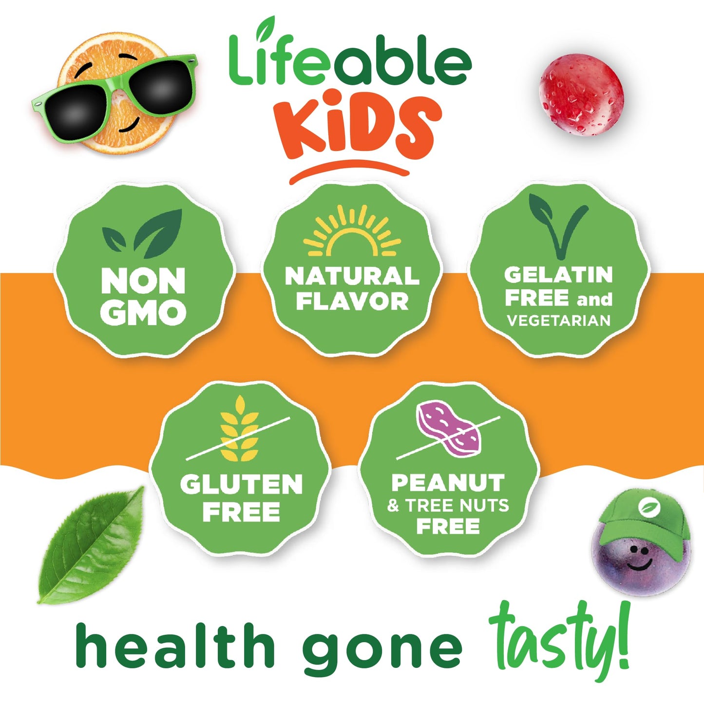 Lifeable Cranberry Gummies for Kids 60 Count