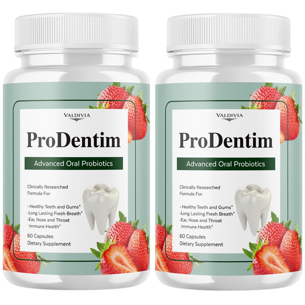 Valdivia ProDentim Advanced Oral Health Probiotics – Advanced Formula for Healthy Gums, Teeth, Fresh Breath - Oral Probiotics for Bad Breath Support Capsules, 120