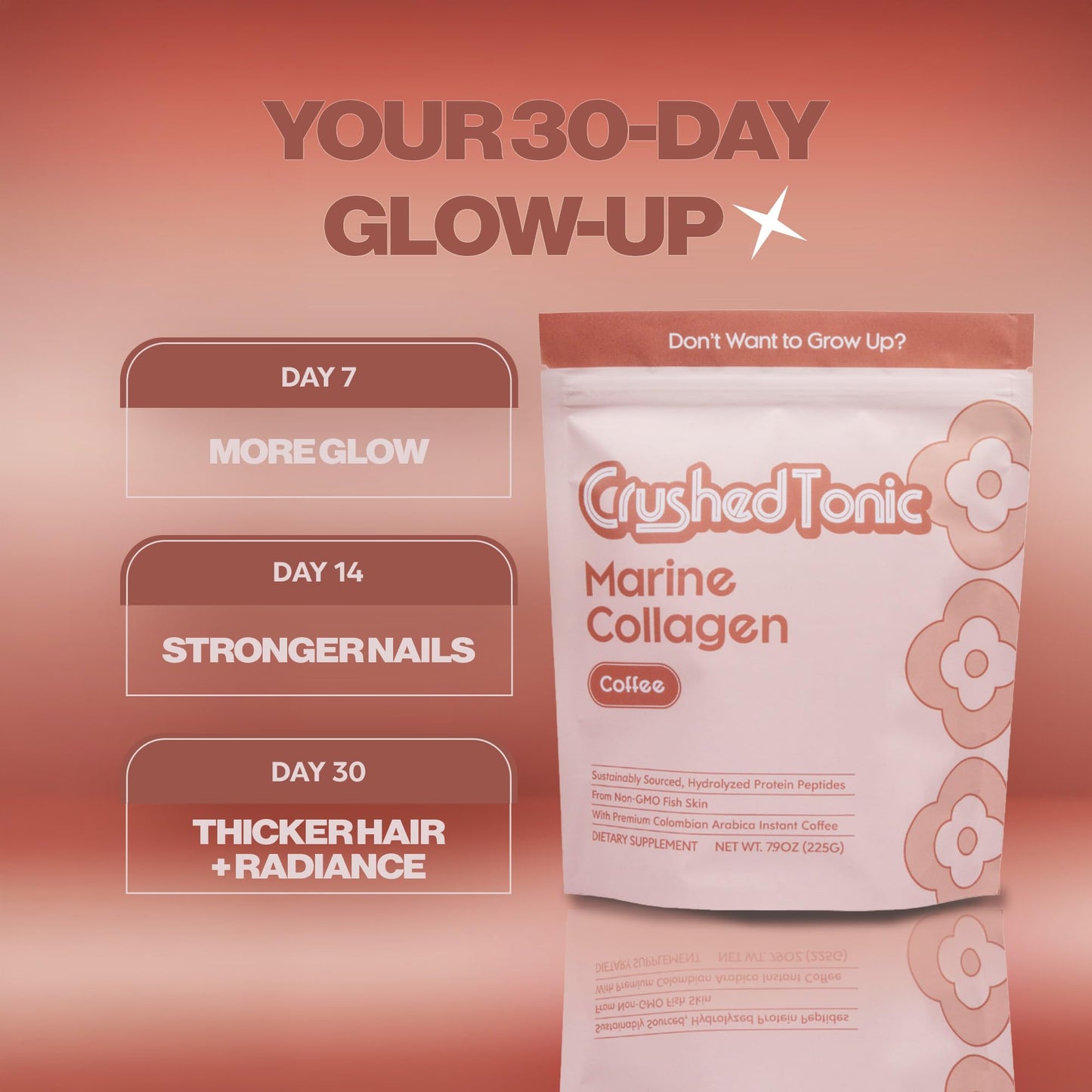 Crushed Tonic Korean Beauty Collagen Powder 2.64 oz