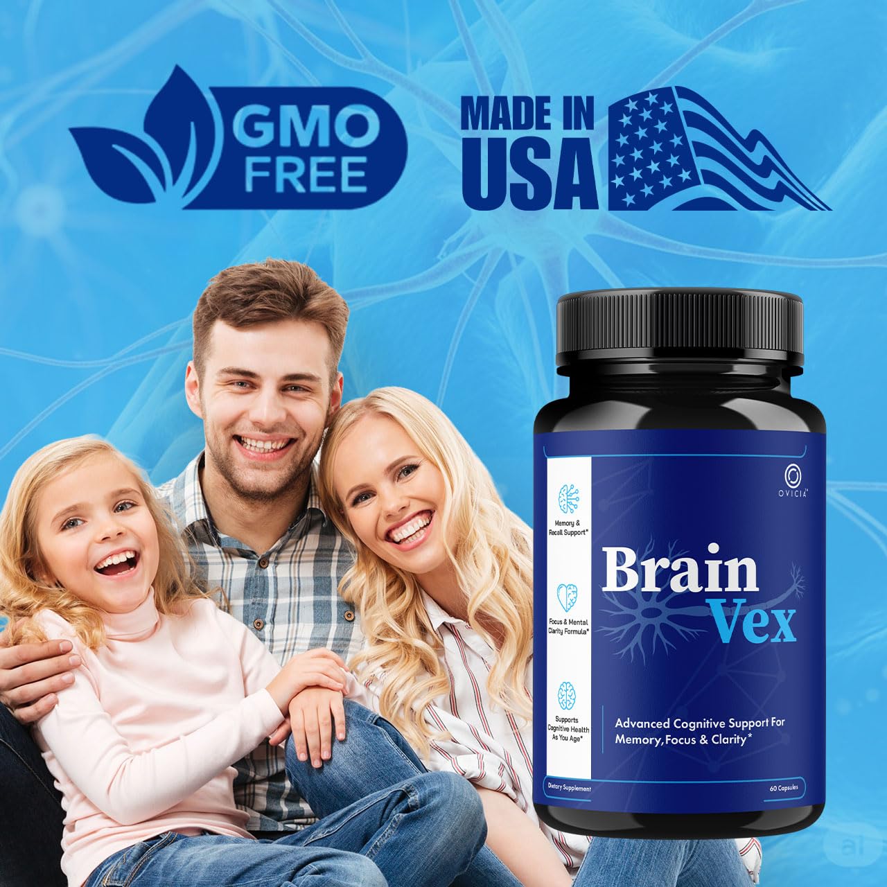 OVICIA Brain Vex Capsules 120 Capsules