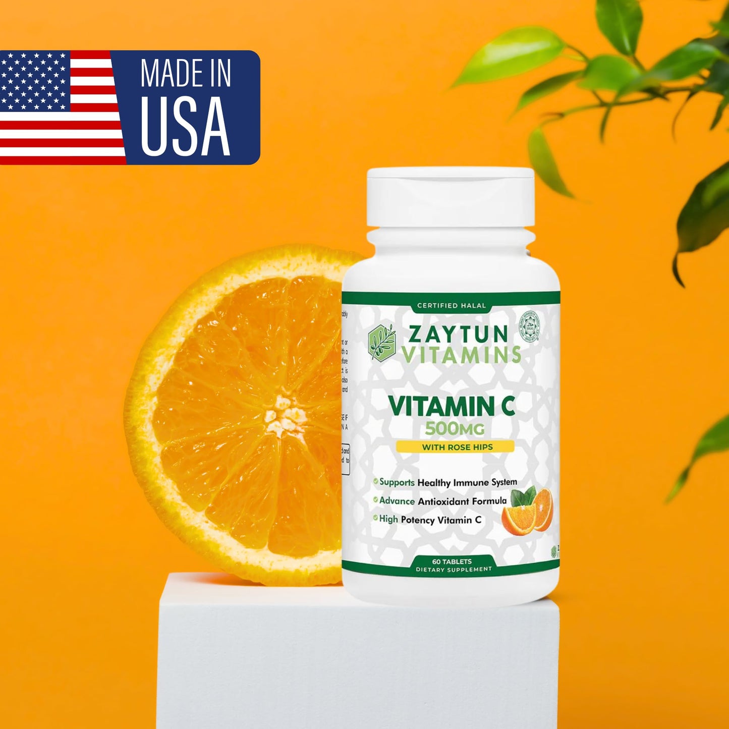 Zaytun Vitamins Vitamin C 500mg Tablets, 180 Tablets