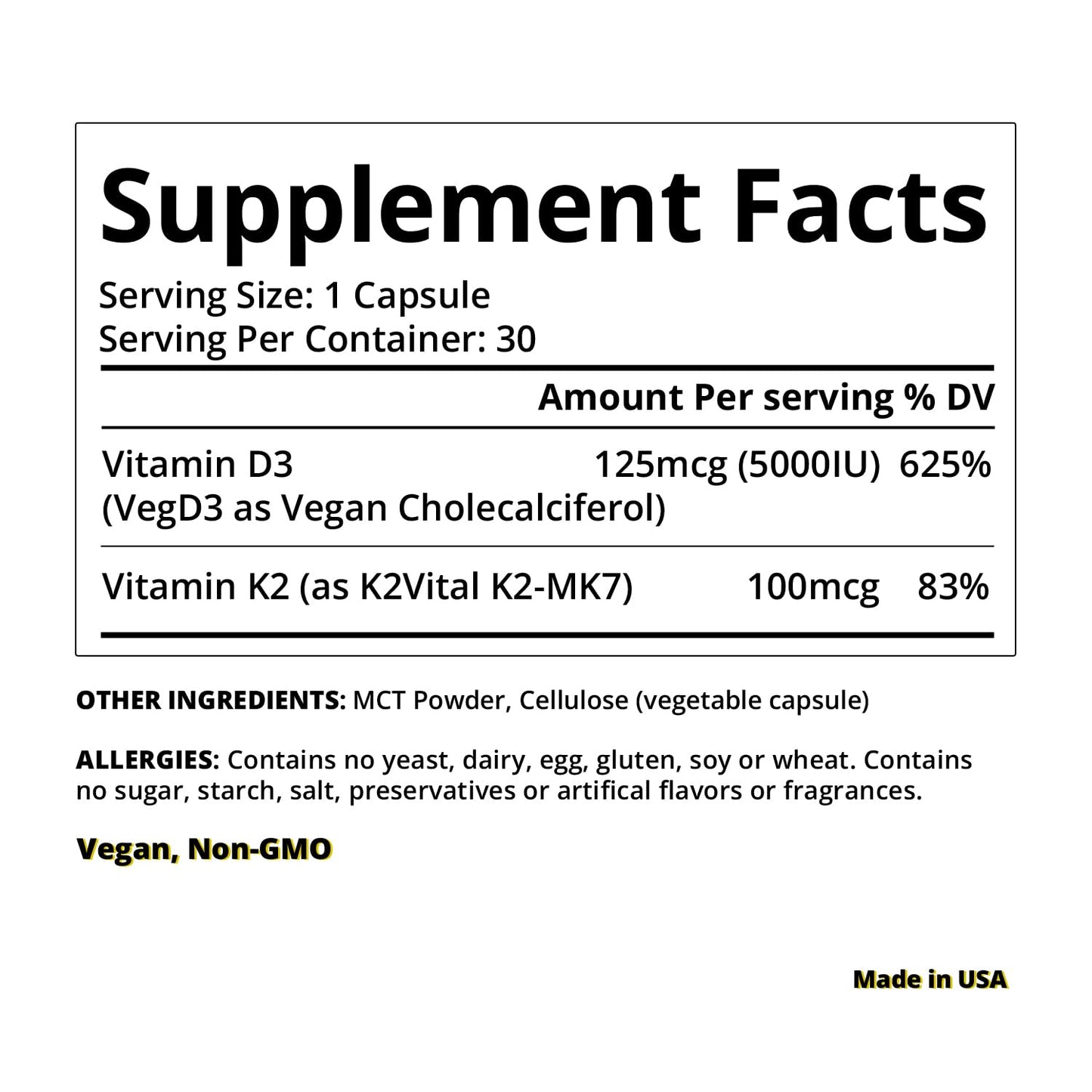 Magtein Magnesium L-Threonate and Vitamin D3 K2 Bundle Capsules 60