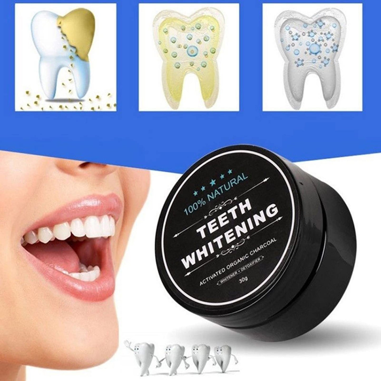 Lythor Teeth Whitening Charcoal Powder 1.05 Ounce Pack of 2