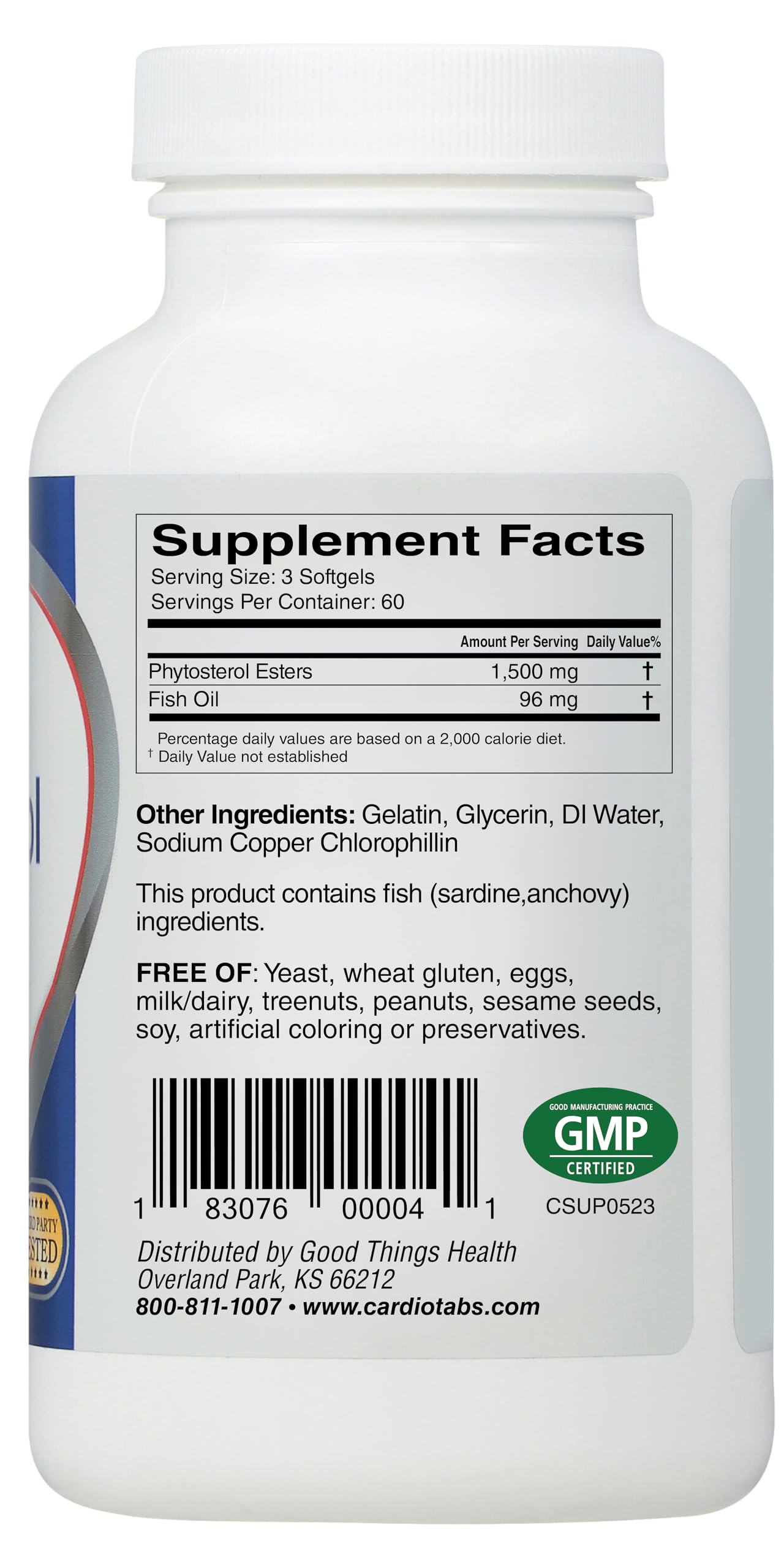 CardioTabs CardioSterol Softgels 180