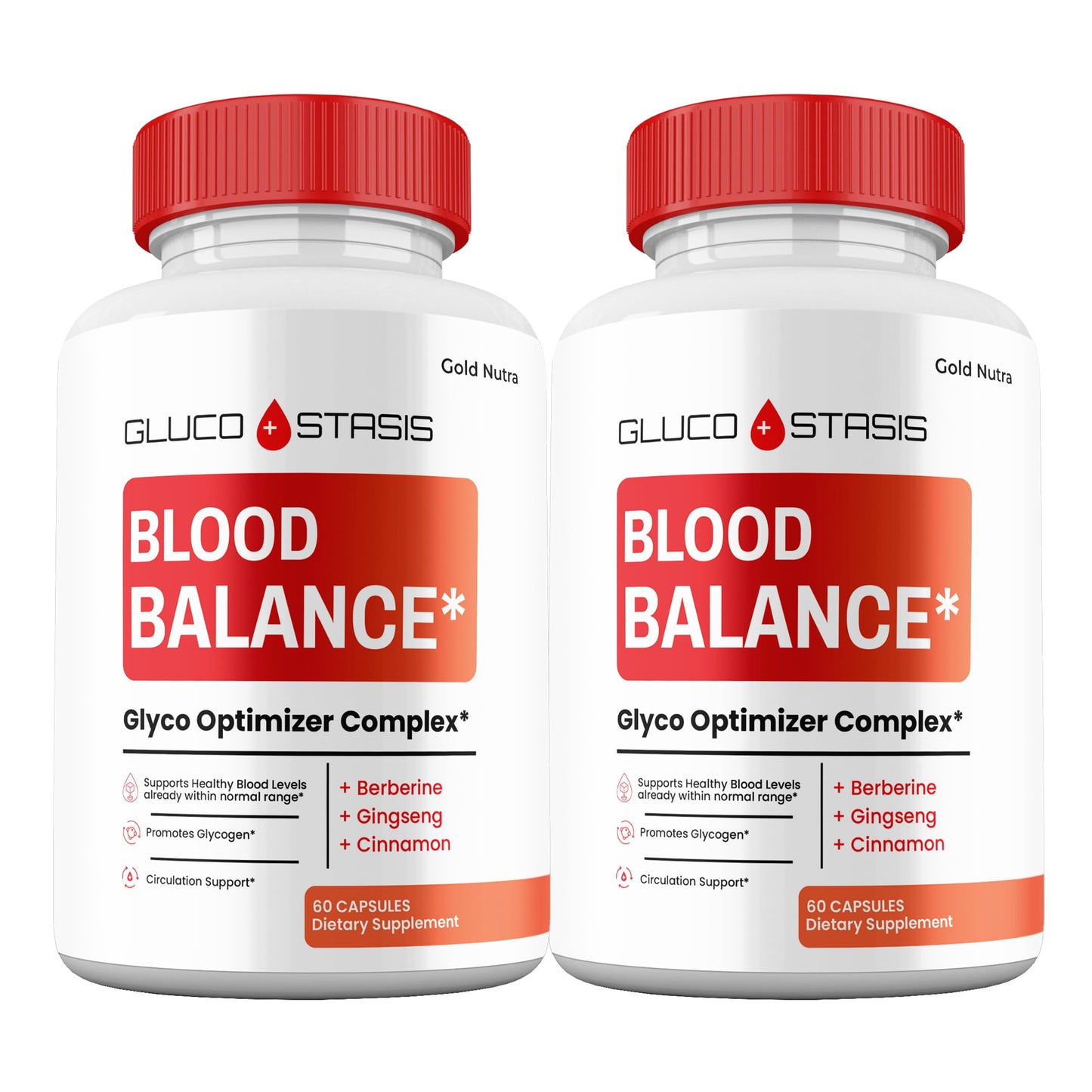 Gold Nutra Gluco Stasis Capsules, 2 Count