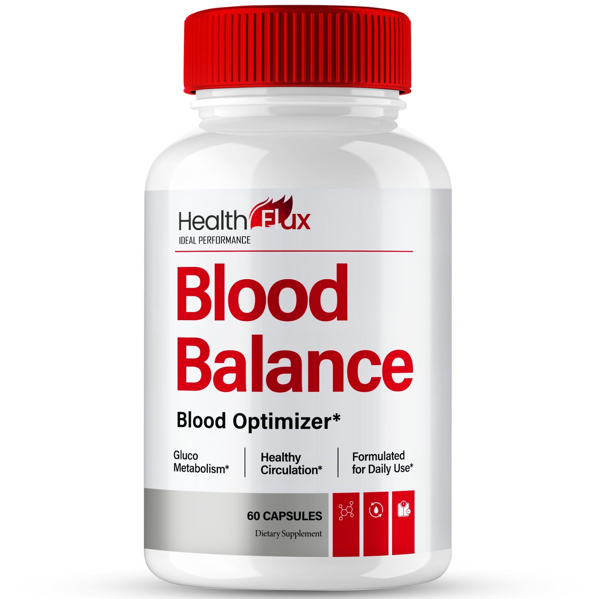 IDEAL PERFORMANCE Health Flux Blood Balance Advanced Blood Formula Capsules 60 Count