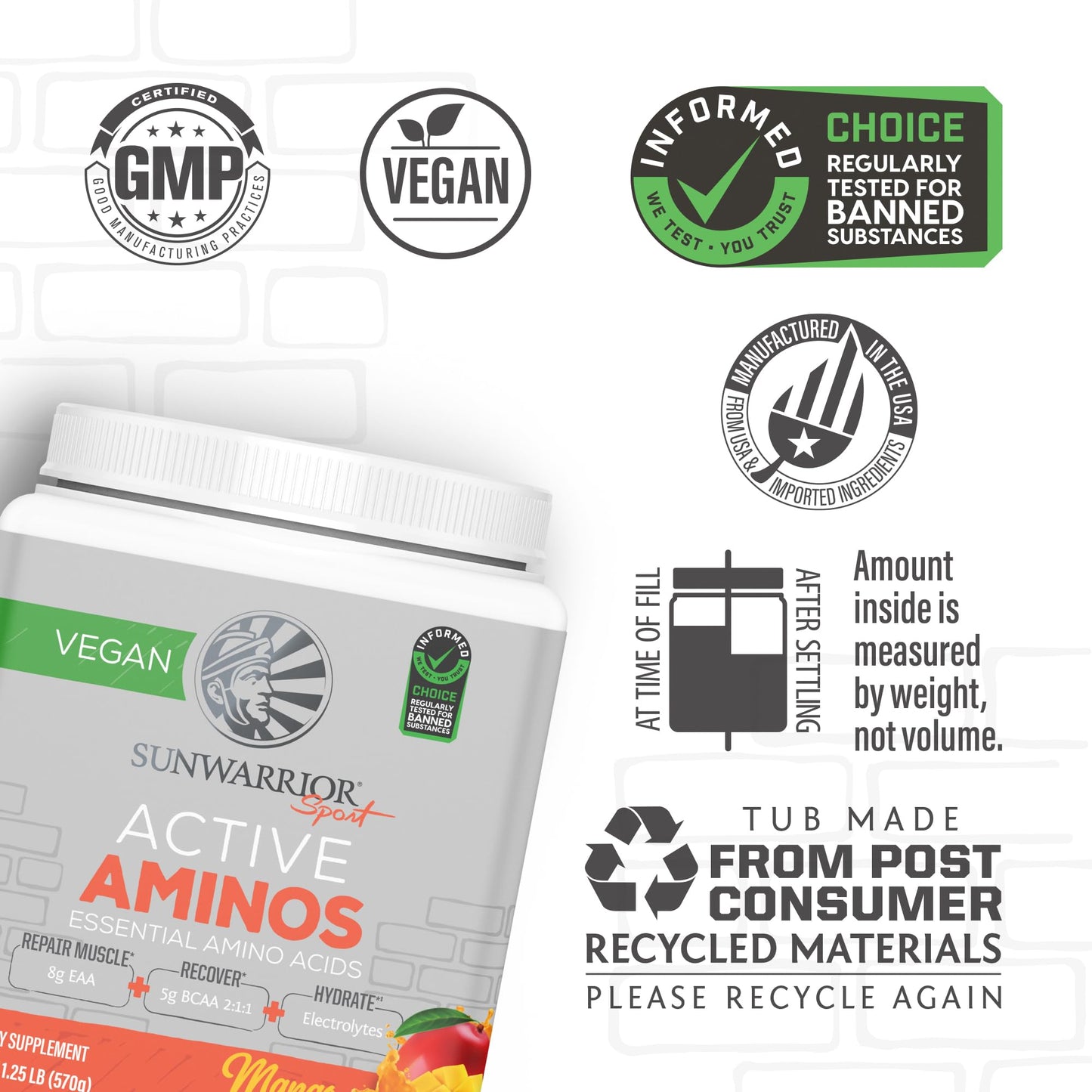 Sunwarrior Amino Acids Amino Energy Powder 20.1