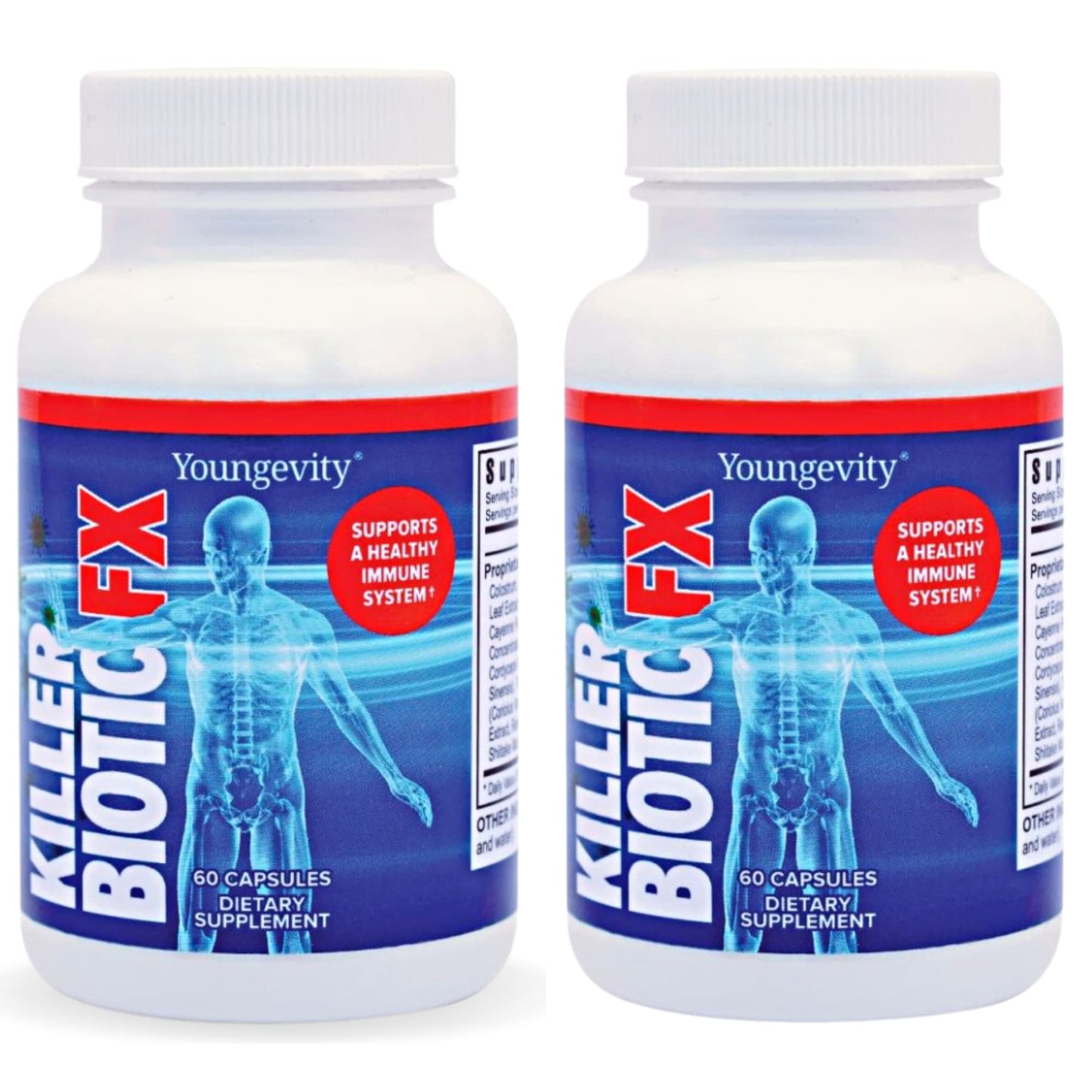 Youngevity Killer Biotic FX Immune System Support 60 Capsules
