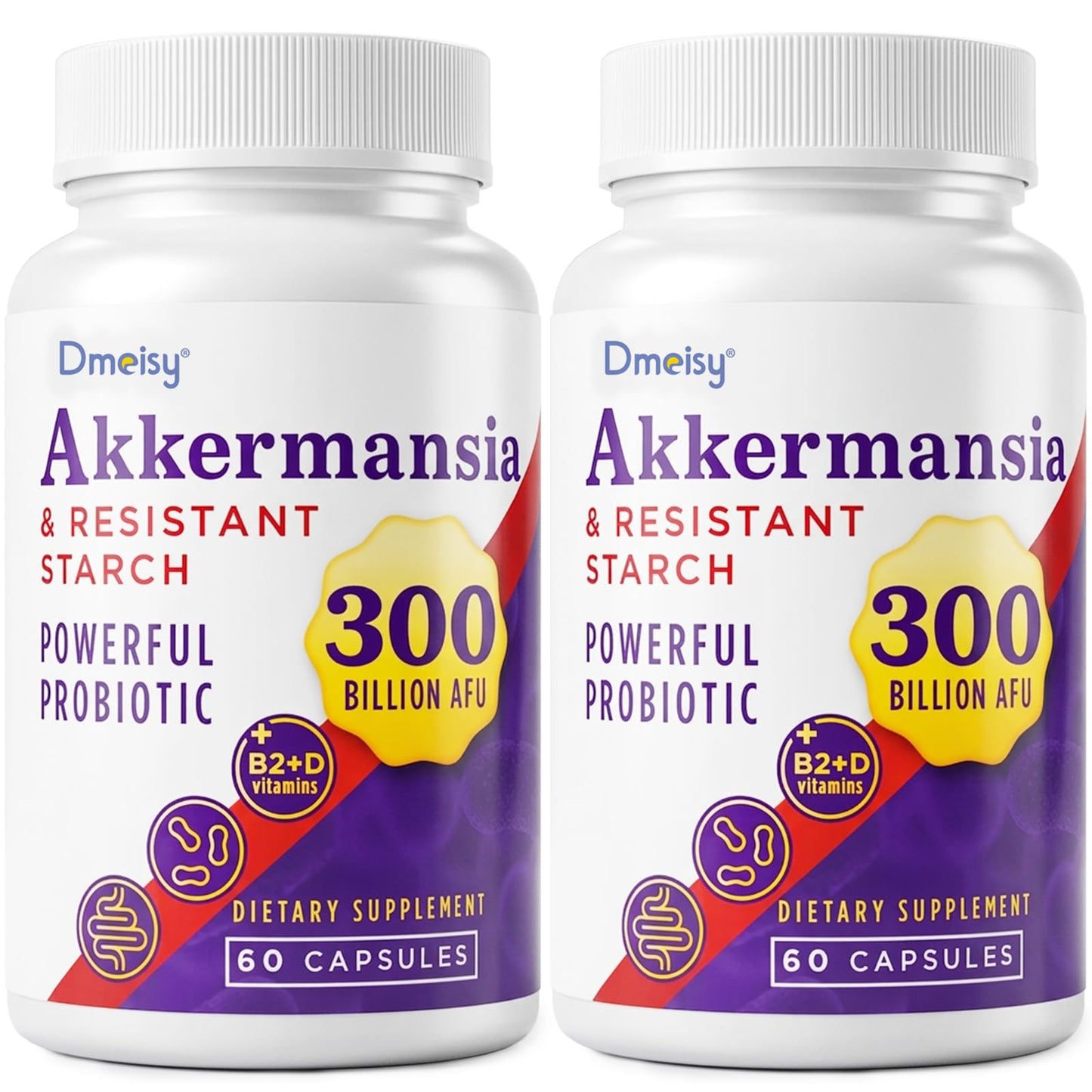 Dmeisy Akkermansia Muciniphila Probiotic Capsule 120 Count