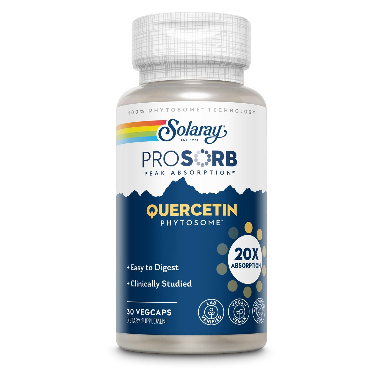 Solaray Quercetin Phytosome 250 mg Capsule, 30 Capsules