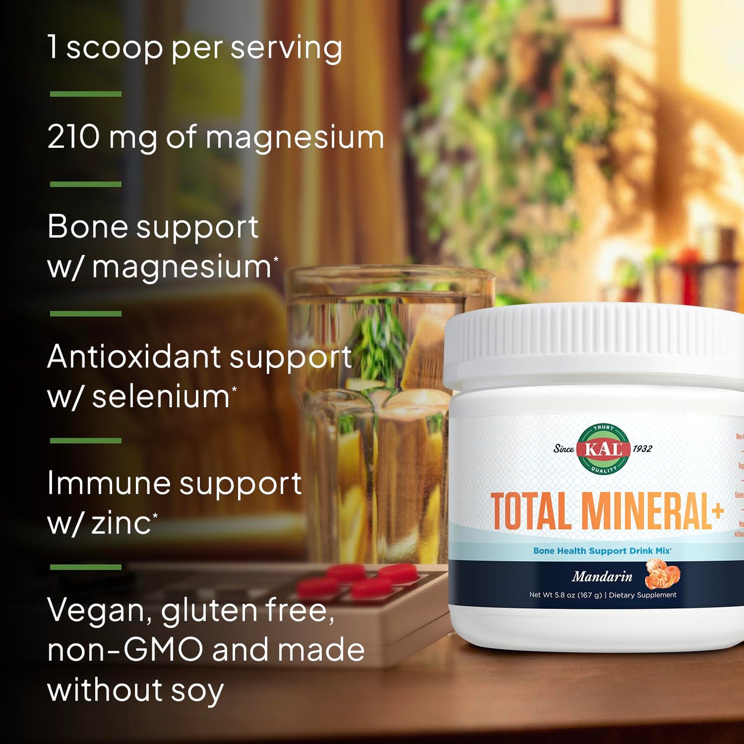 KAL Total Mineral+ Powder - Total Complex 5.8 Ounce