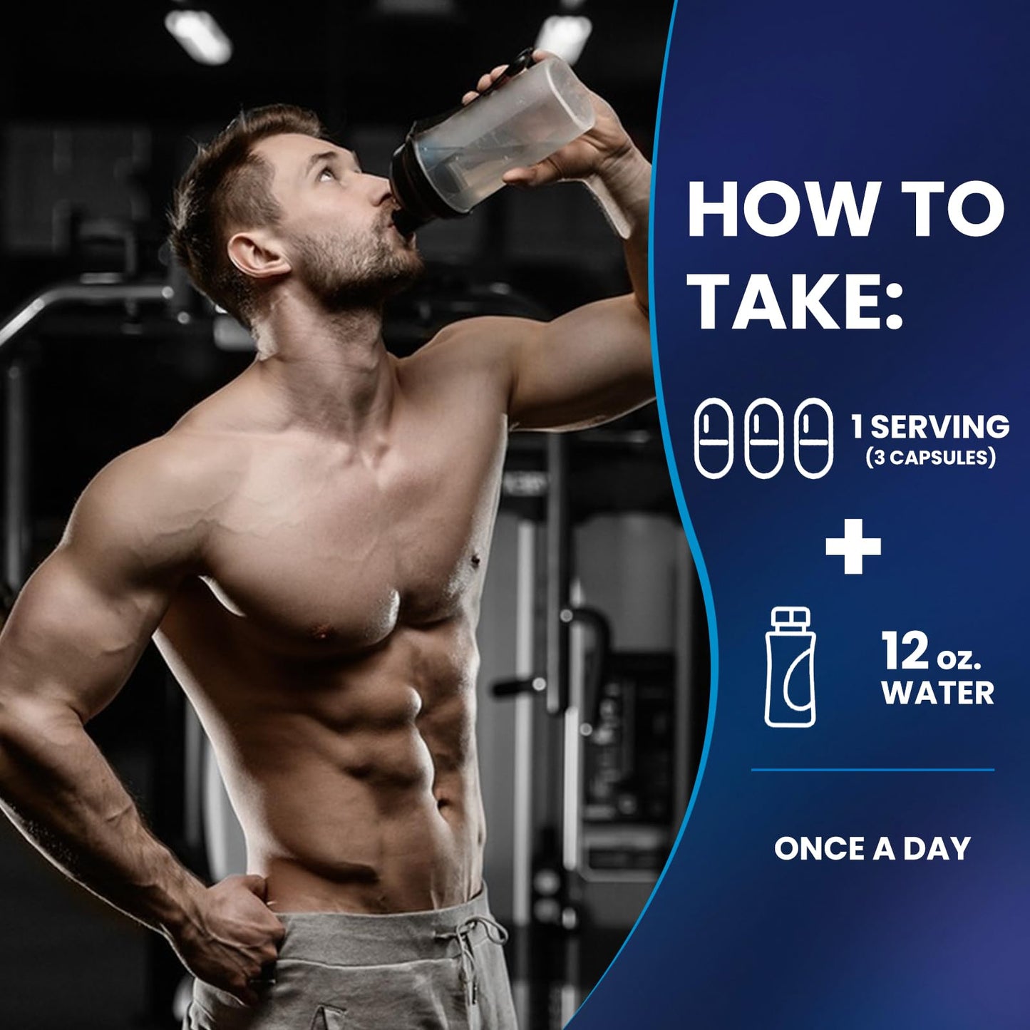 AnFamer Testosterone Booster for Men with Ashwagandha, L-Arginine, Tongkat Ali, Tribulus, Natural Testosterone Supplement for Men Workout, Strength Booster, Performance and Building Muscle, 180 Capsules