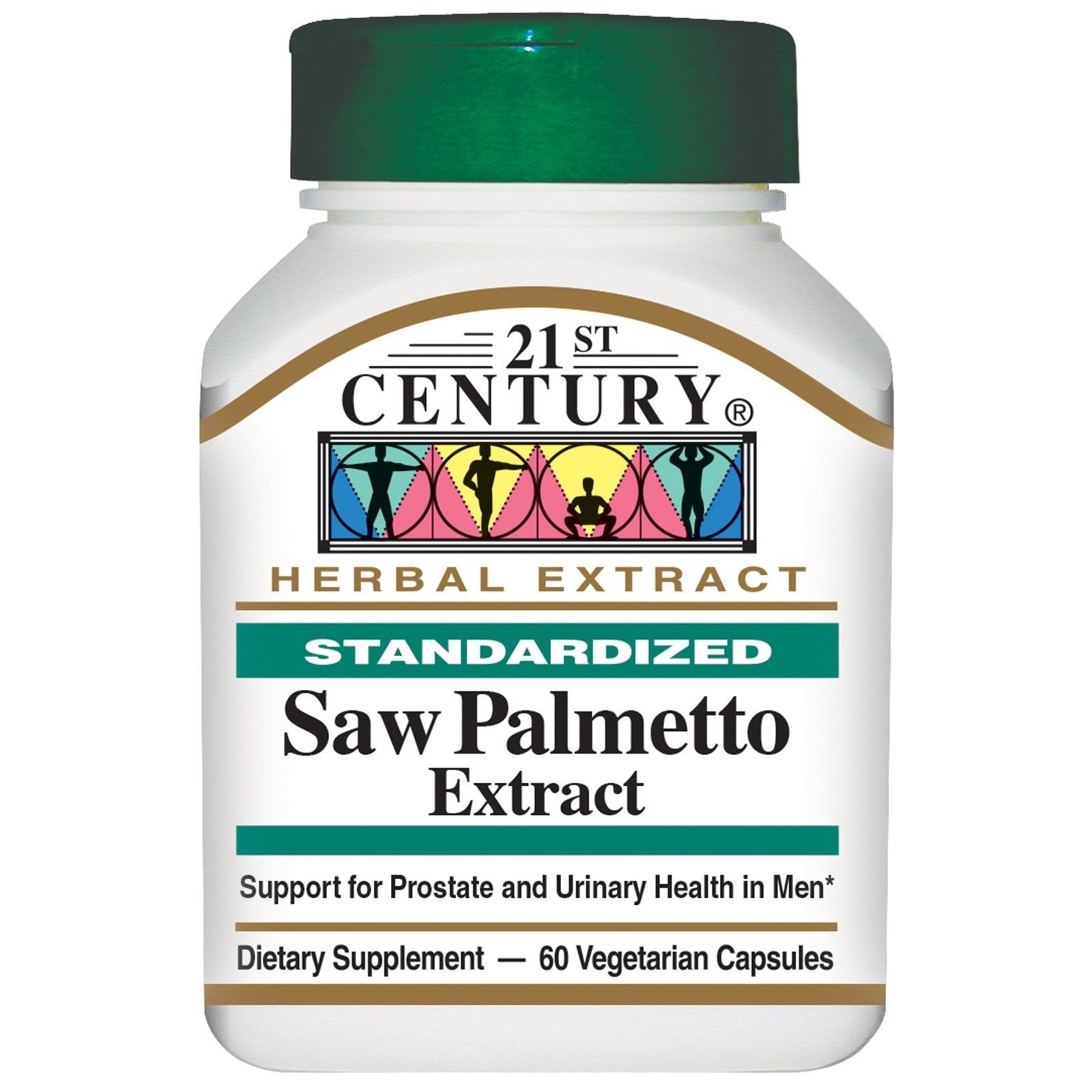 21st Century Saw Palmetto Extract 160mg Capsule, 60 Count