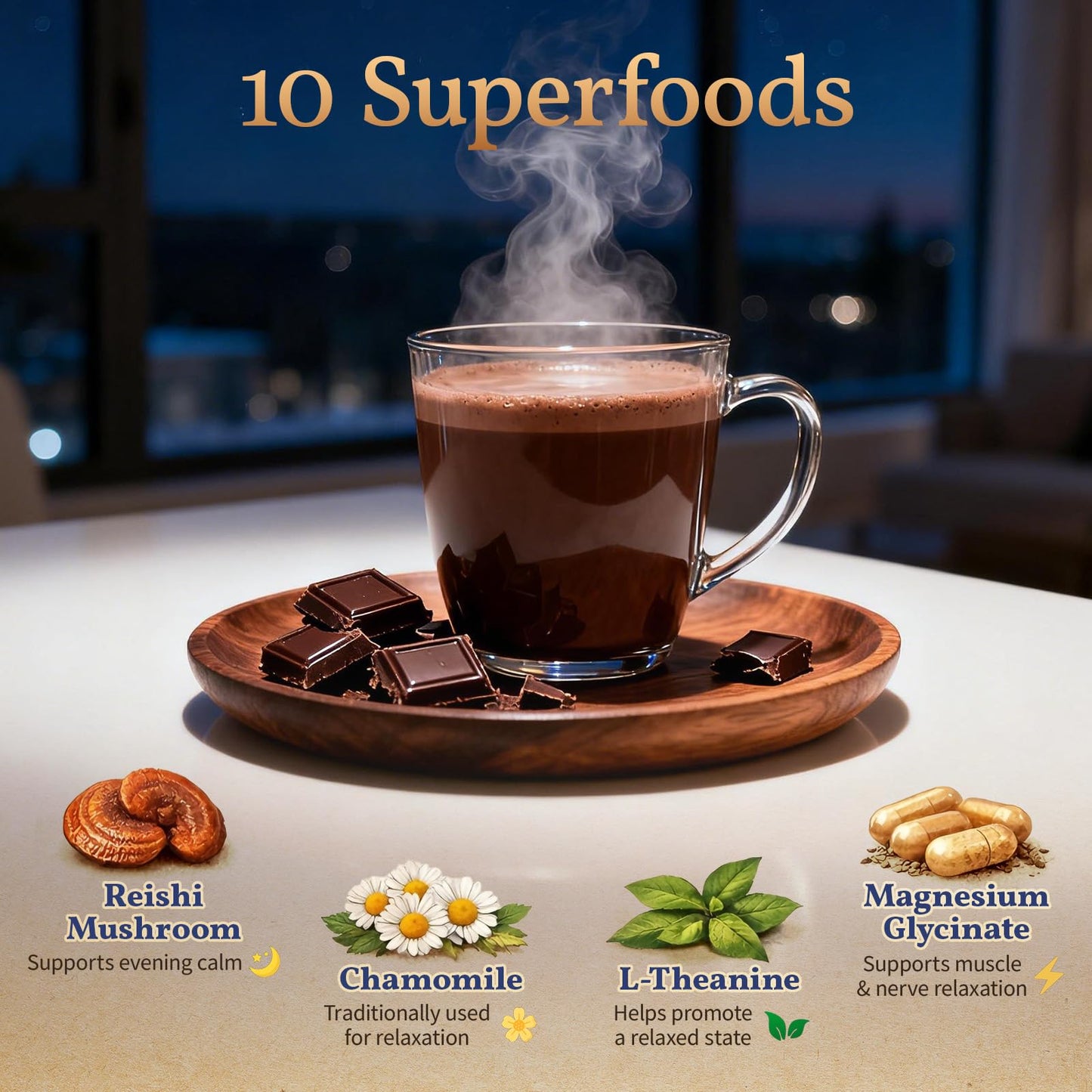 VetanBee Magnesium Sleep Cocoa Drink Powder 1 Ounce