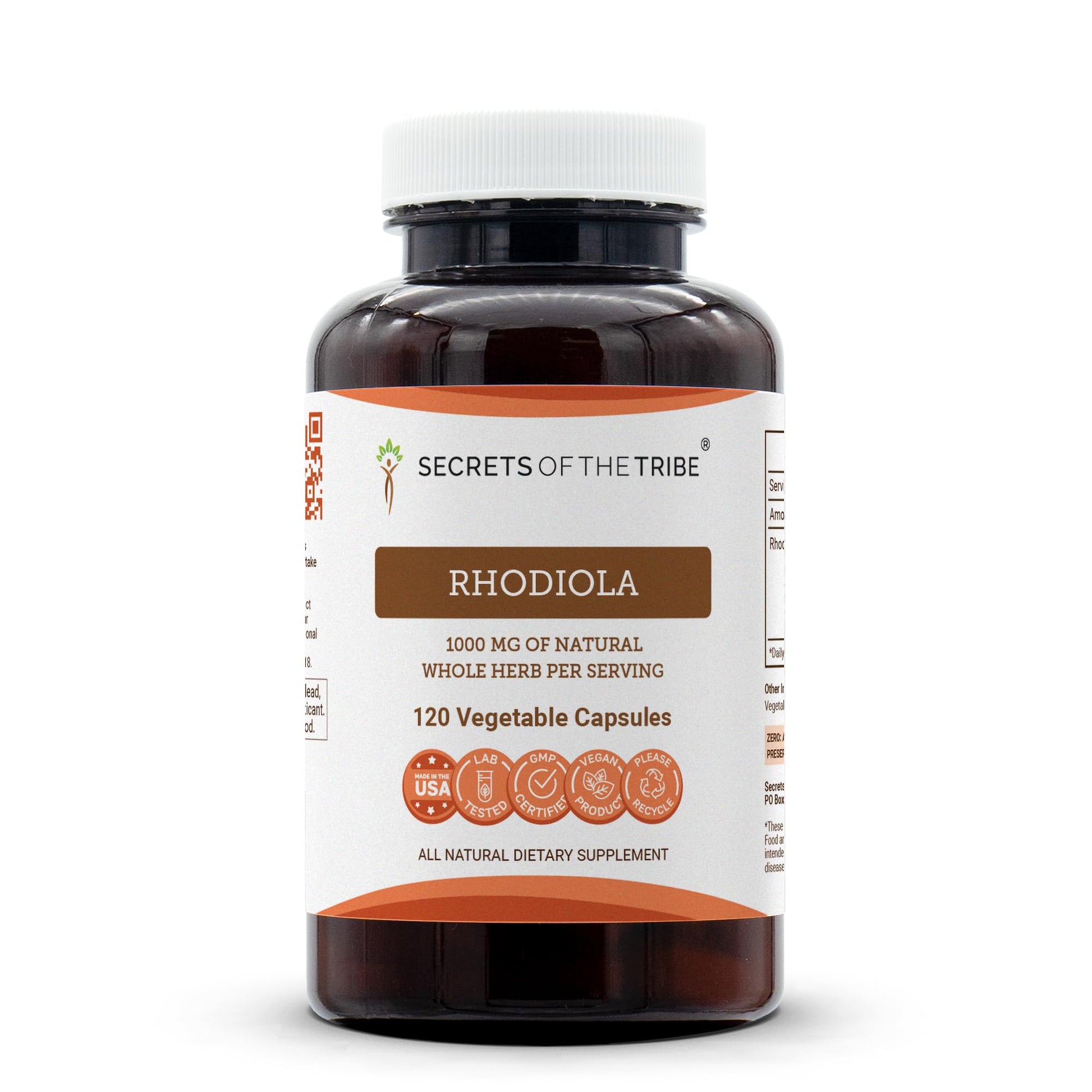 Secrets of the Tribe Rhodiola Capsules 120