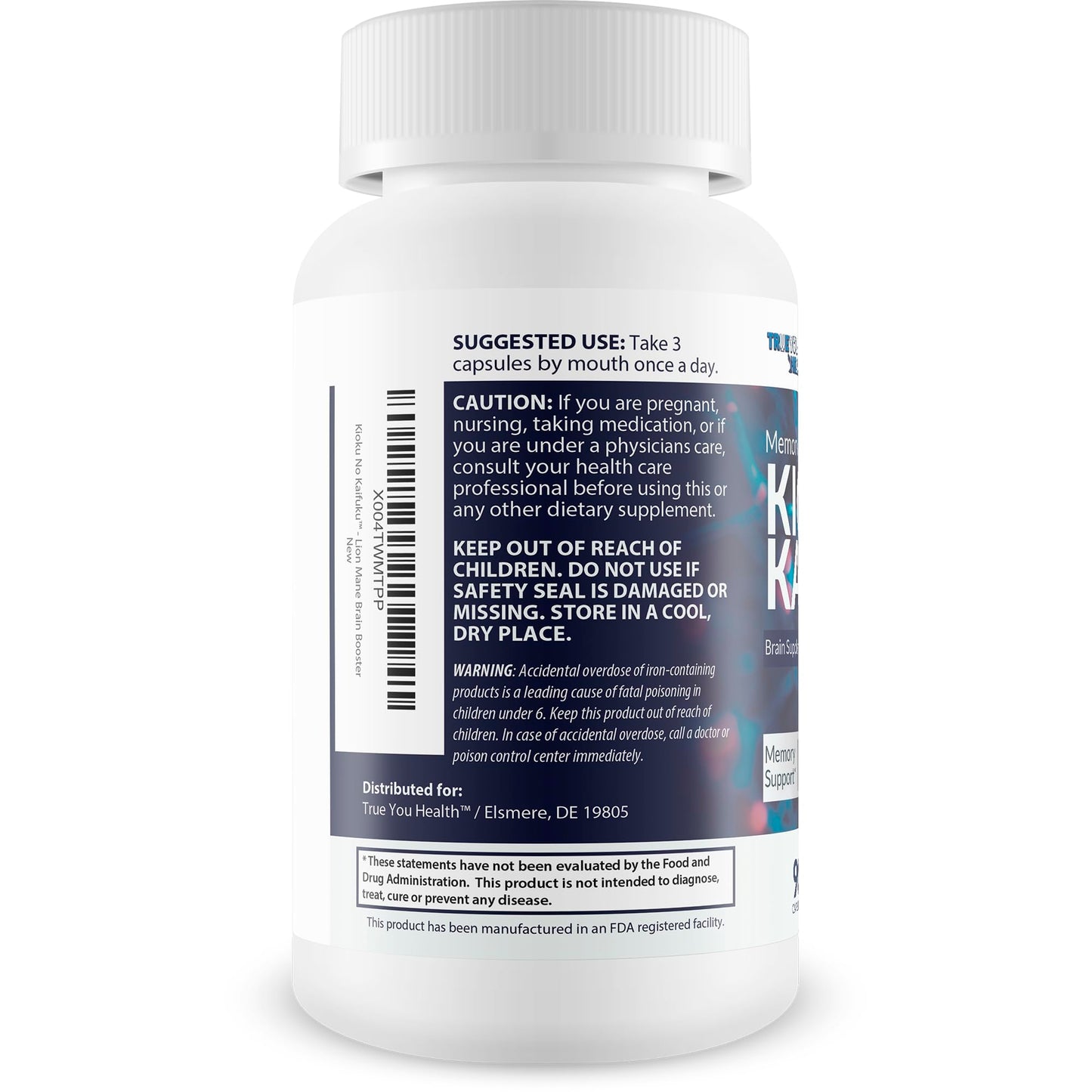 True You Health Memory Kioku No Kaifuku Capsule 90