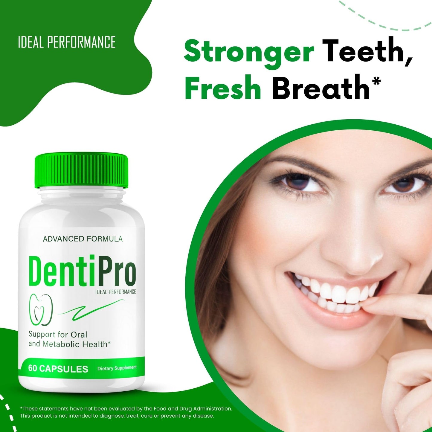IDEAL PERFORMANCE Dentipro Dental Health 120 Capsules