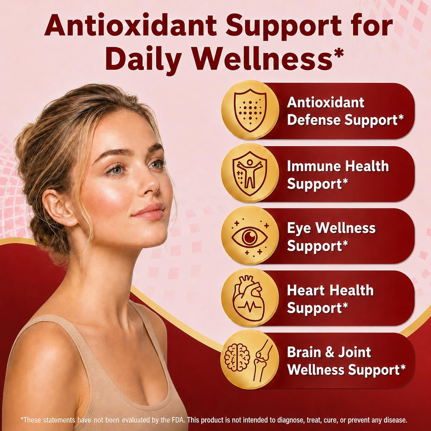 isLandear Astaxanthin Gummies 24mg Max with 12mg Per Gummy, 60 Count