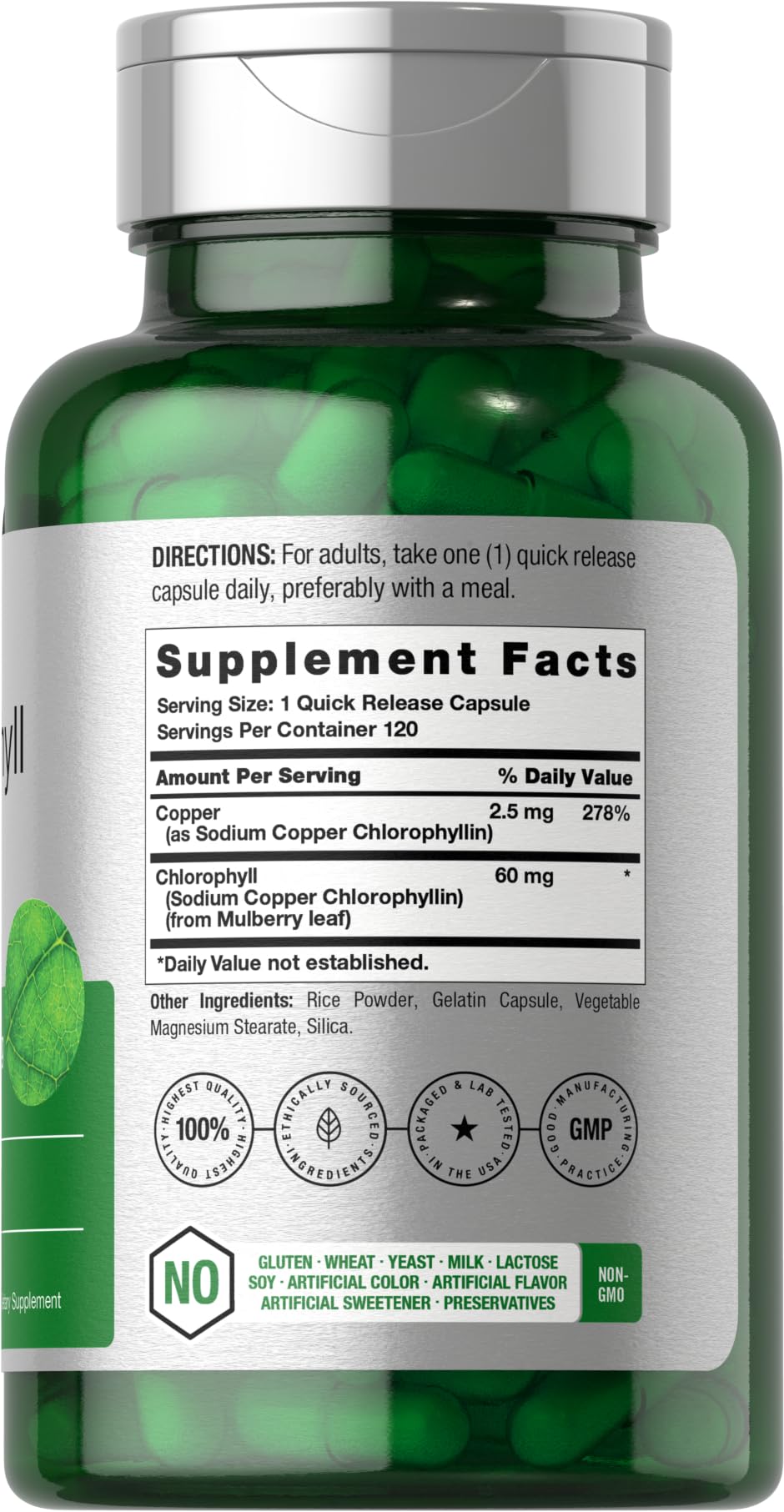 Horbäach Chlorophyll Capsules 120