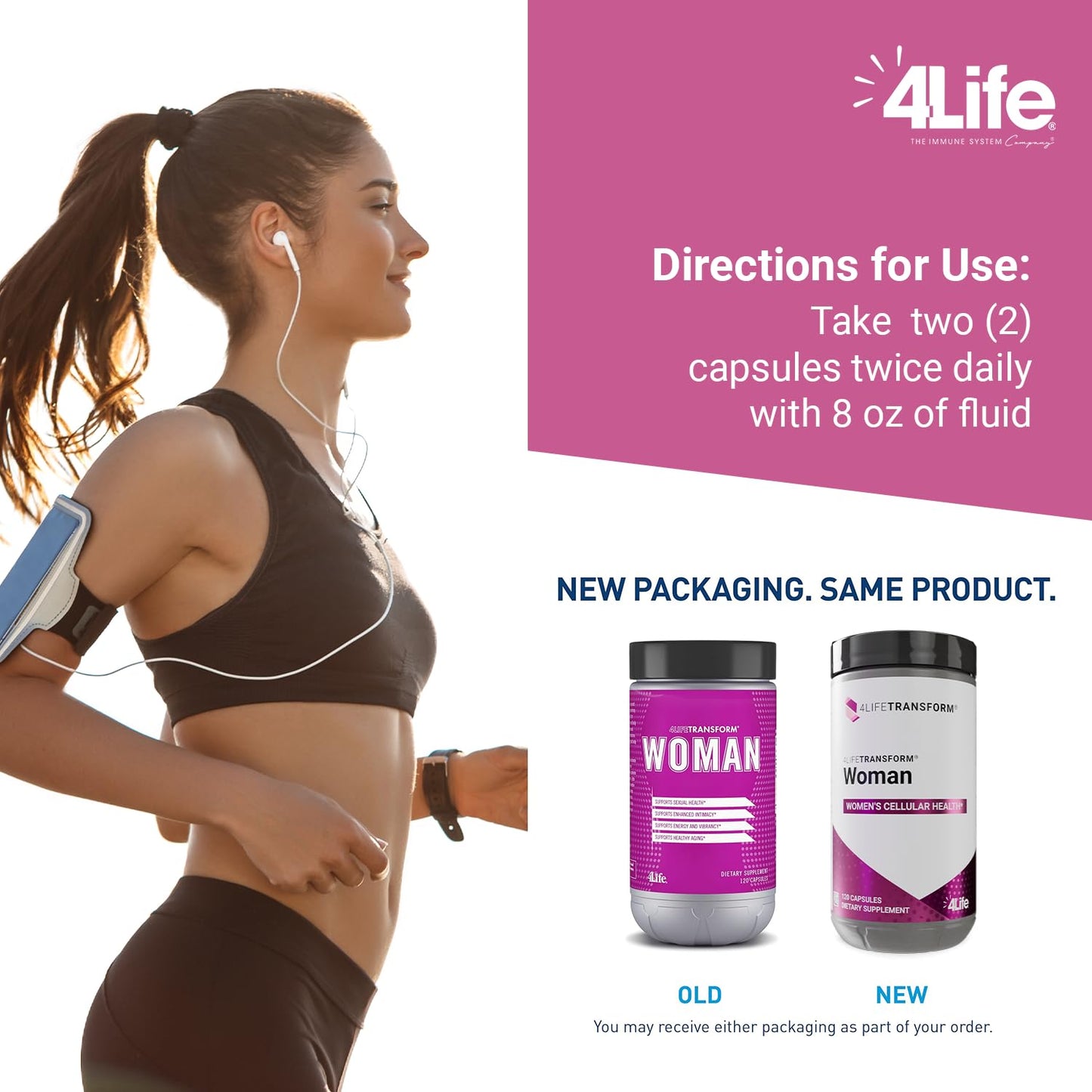 4Life Transform Woman Wellness Support with L-Citrulline Capsules 120 Count