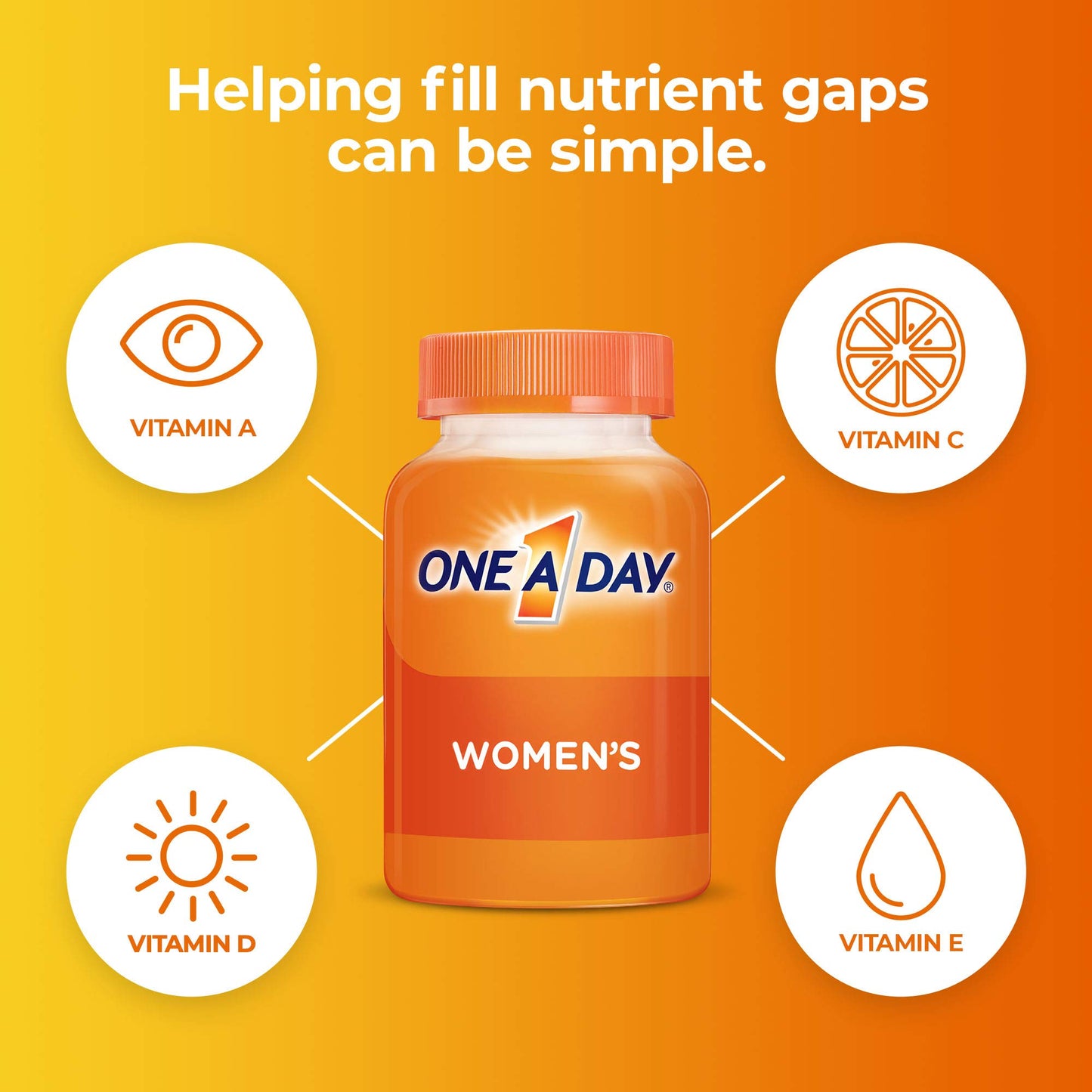 ONE A DAY Women's Multivitamin Tablets, 250 Count