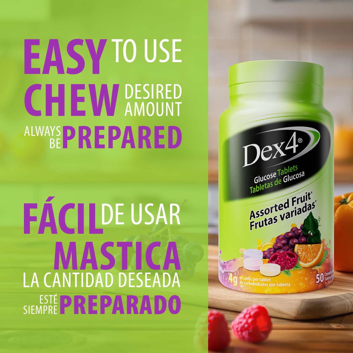 Dex4 Glucose Tablets Fast Acting Glucose 600 Tablets
