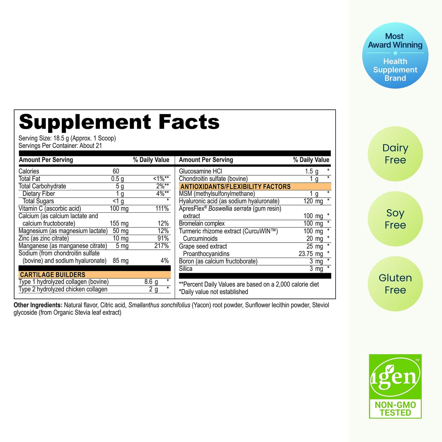 Vibrant Health Joint Vibrance Powder 13.7