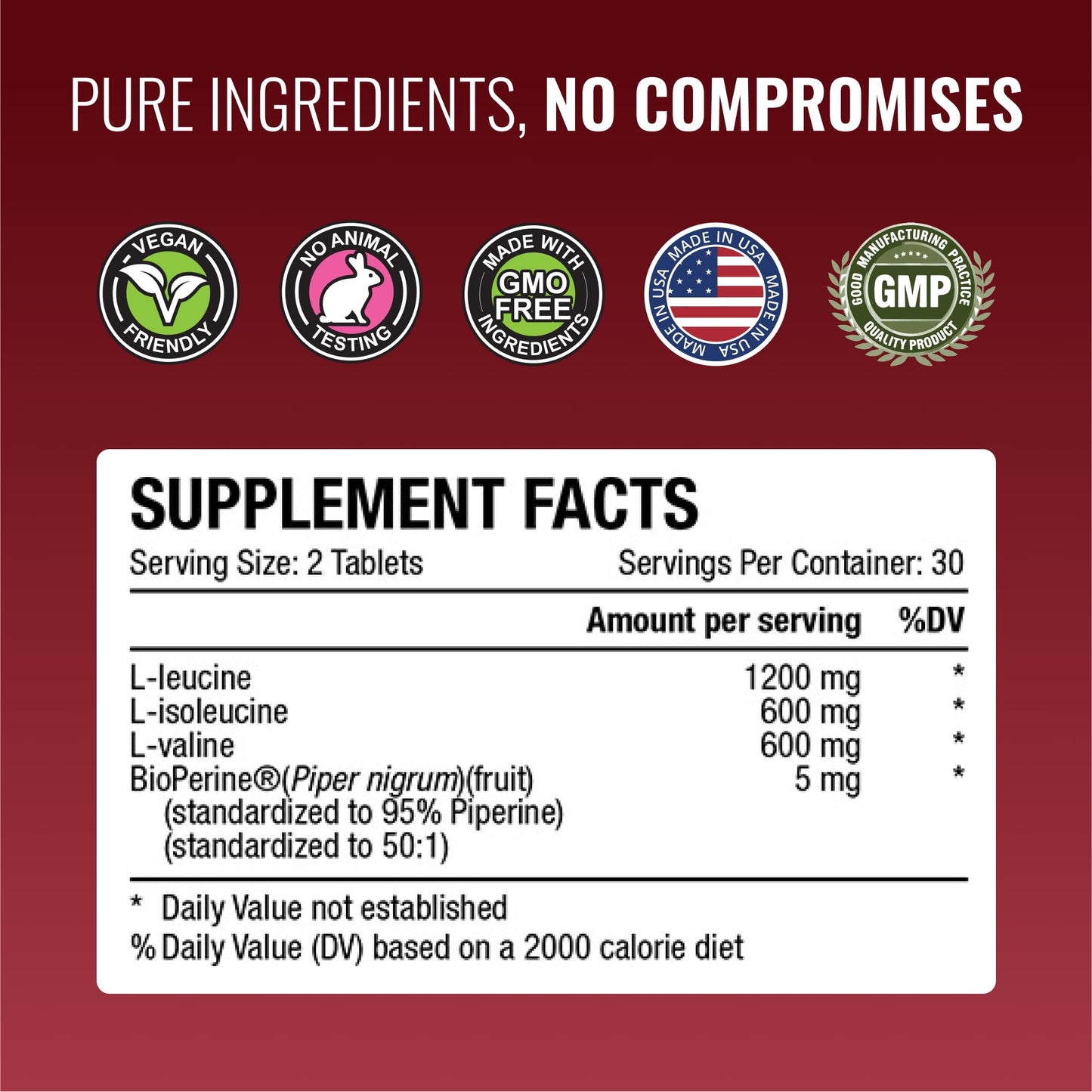 Approved Science BCAA Supplement 180 Tablets