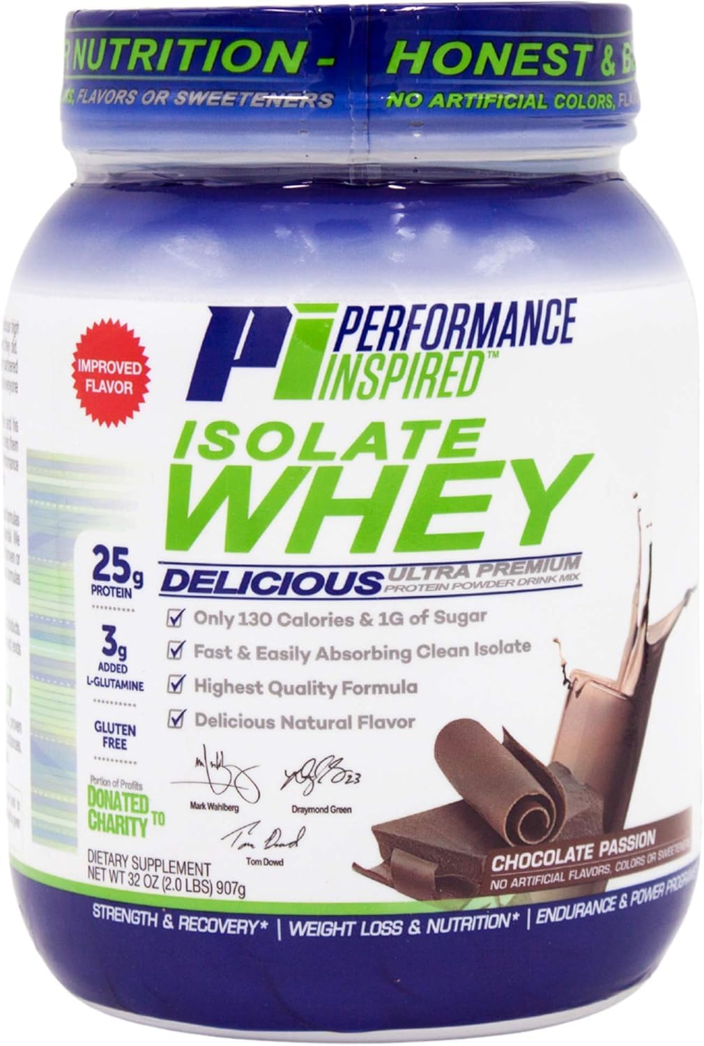 Performance Inspired Isolate Whey Protein Powder – Chocolate Passion – 32