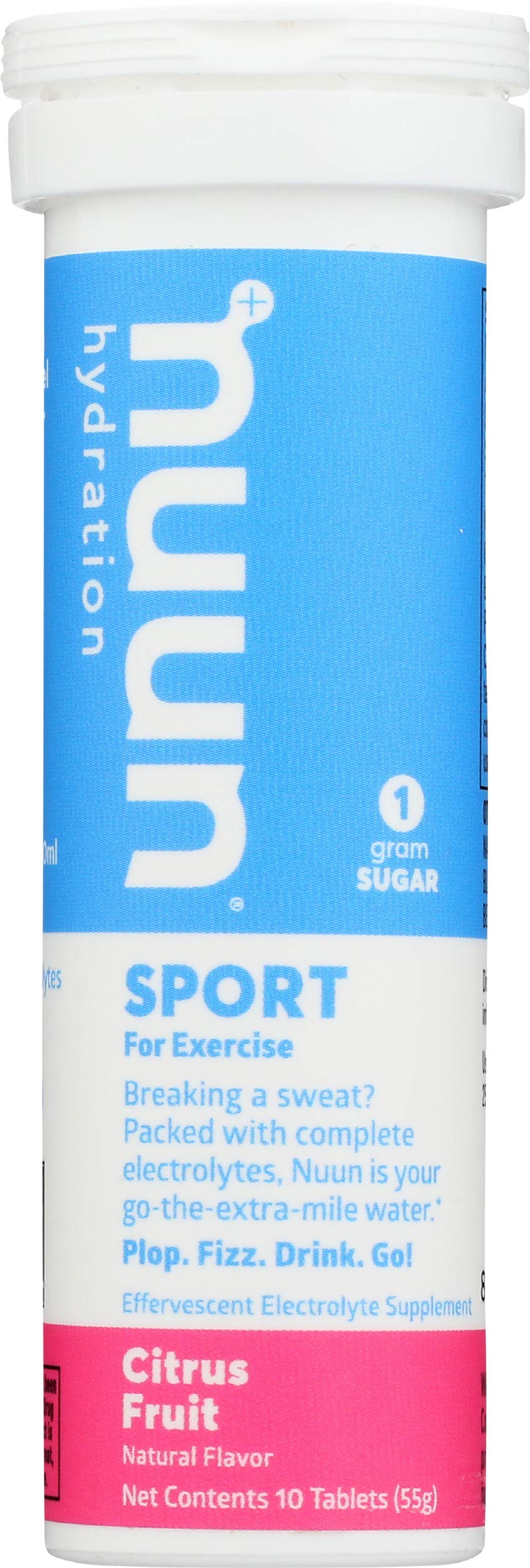 Nuun Sport Hydration Citrus Fruit Tablets, 1 Tablet