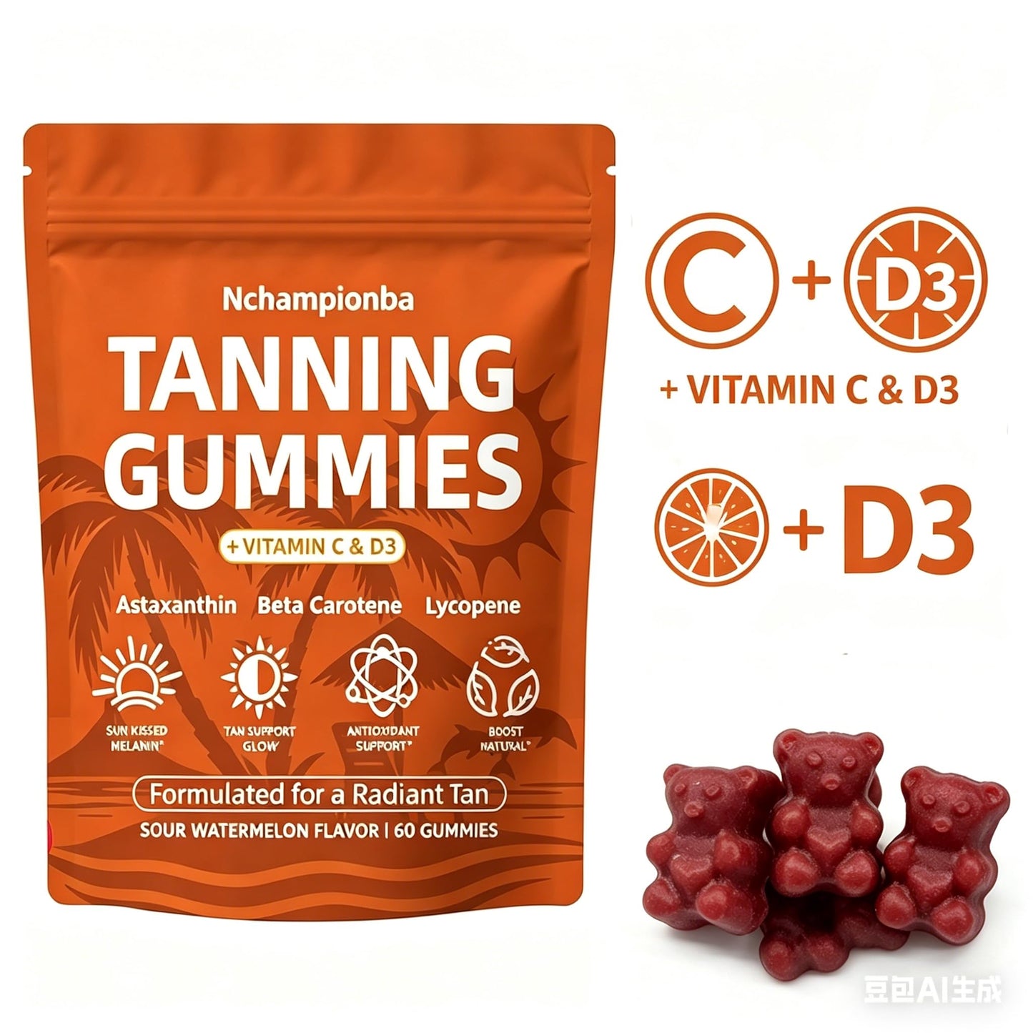 Generic Astaxanthin Sunless Tanning Softgel 1 Count