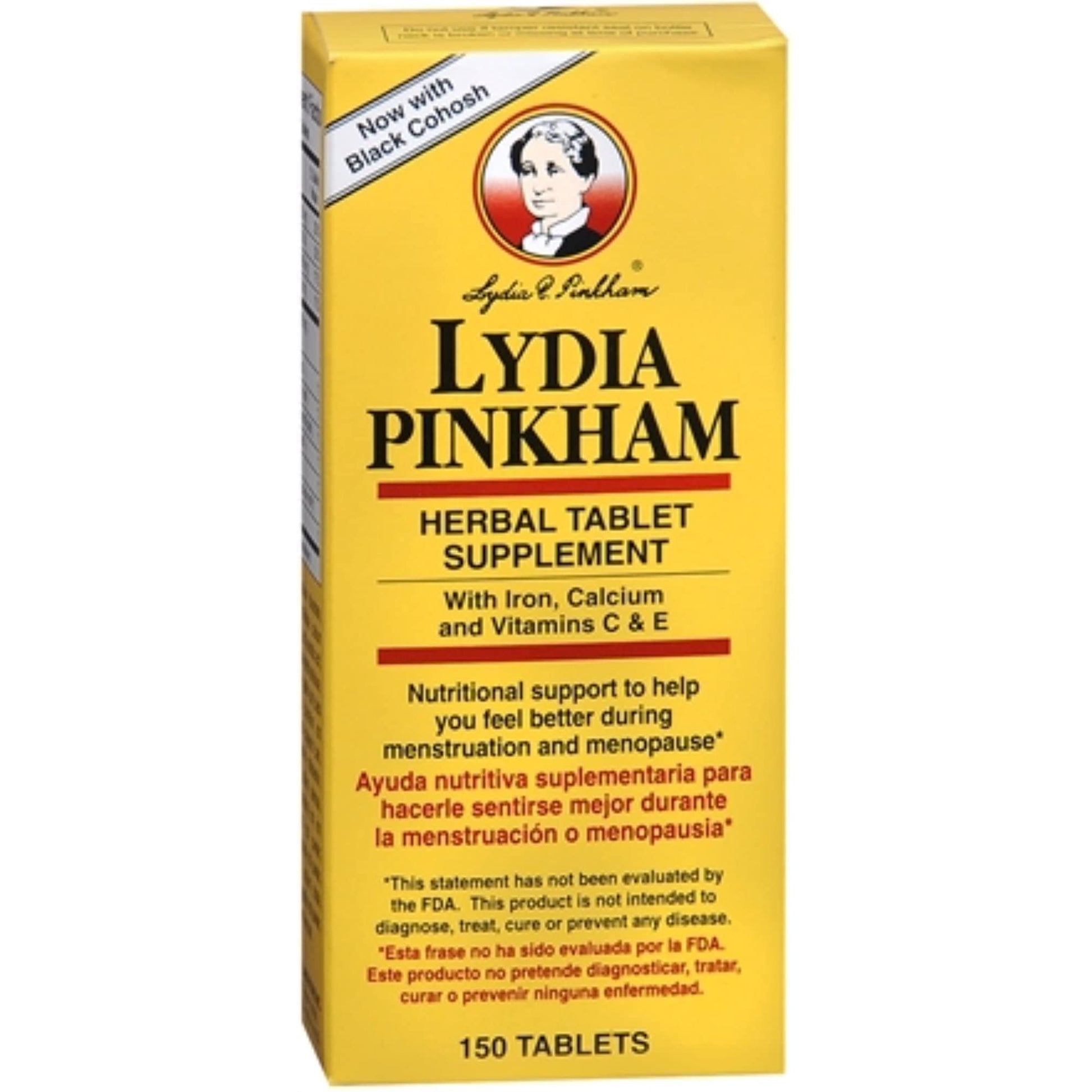 Lydia Pinkham Herbal Tablets, 450 Tablets