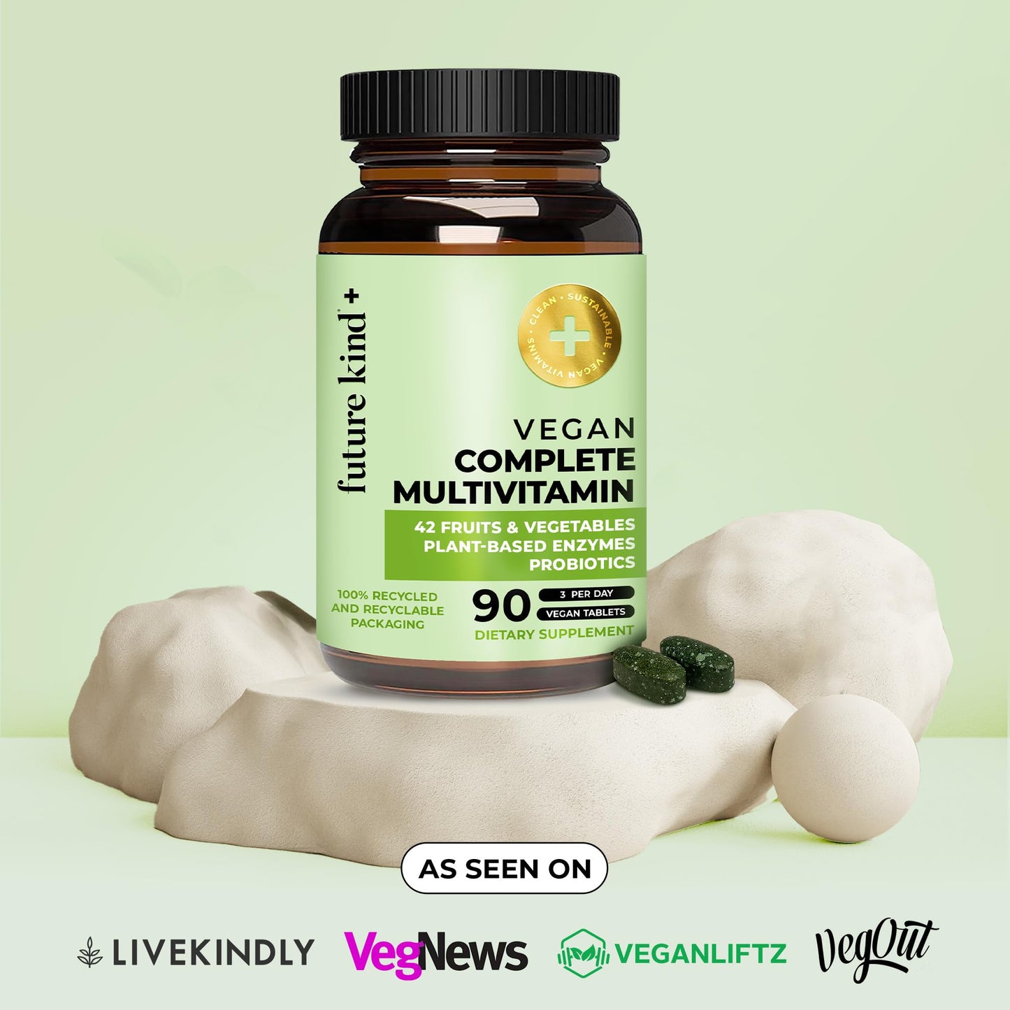 Future Kind Vegan Multivitamins Complete Capsules 90 Count