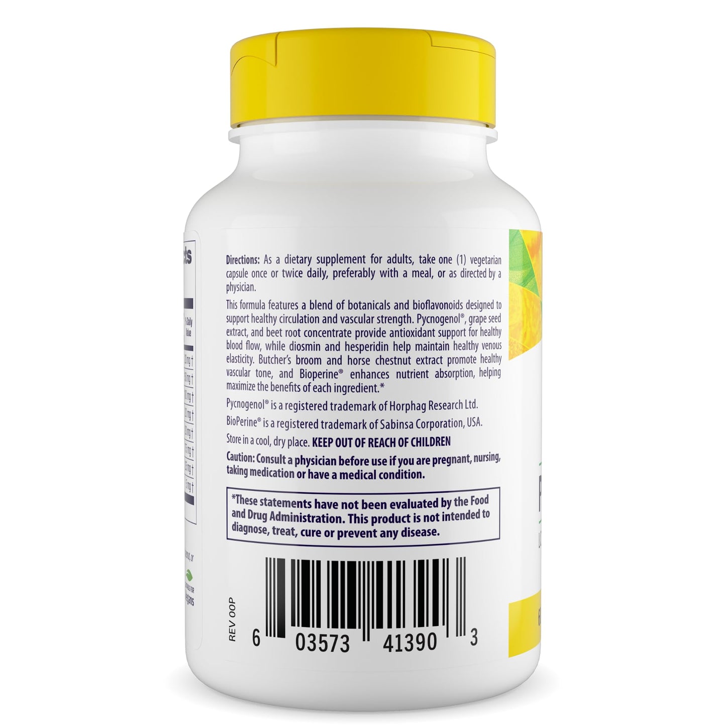 Healthy Origins Pycnogenol Circulation Complex Capsule, 60 Count